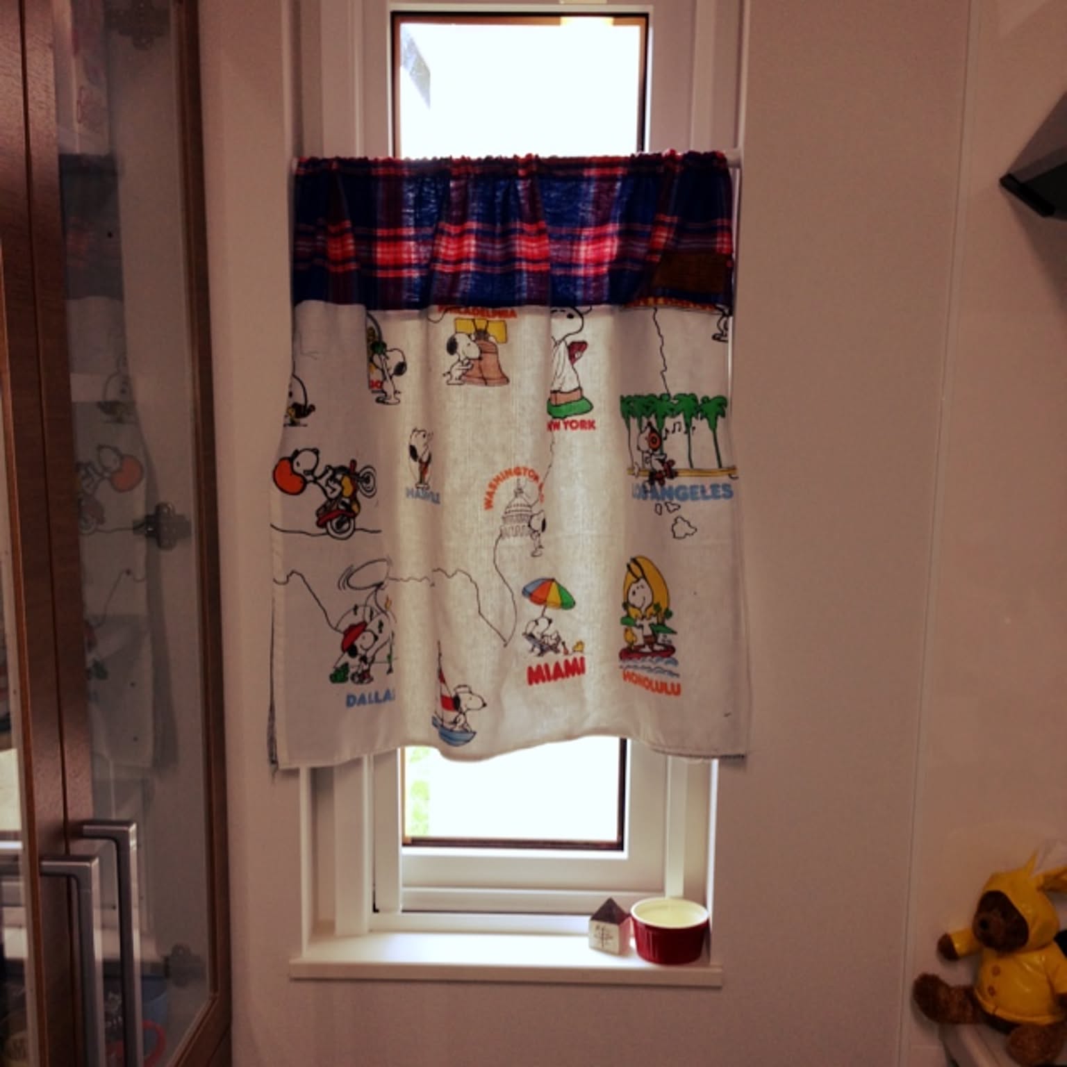 カラフルハート♡ビンテージカーテン ビンテージシーツ カラフルハート