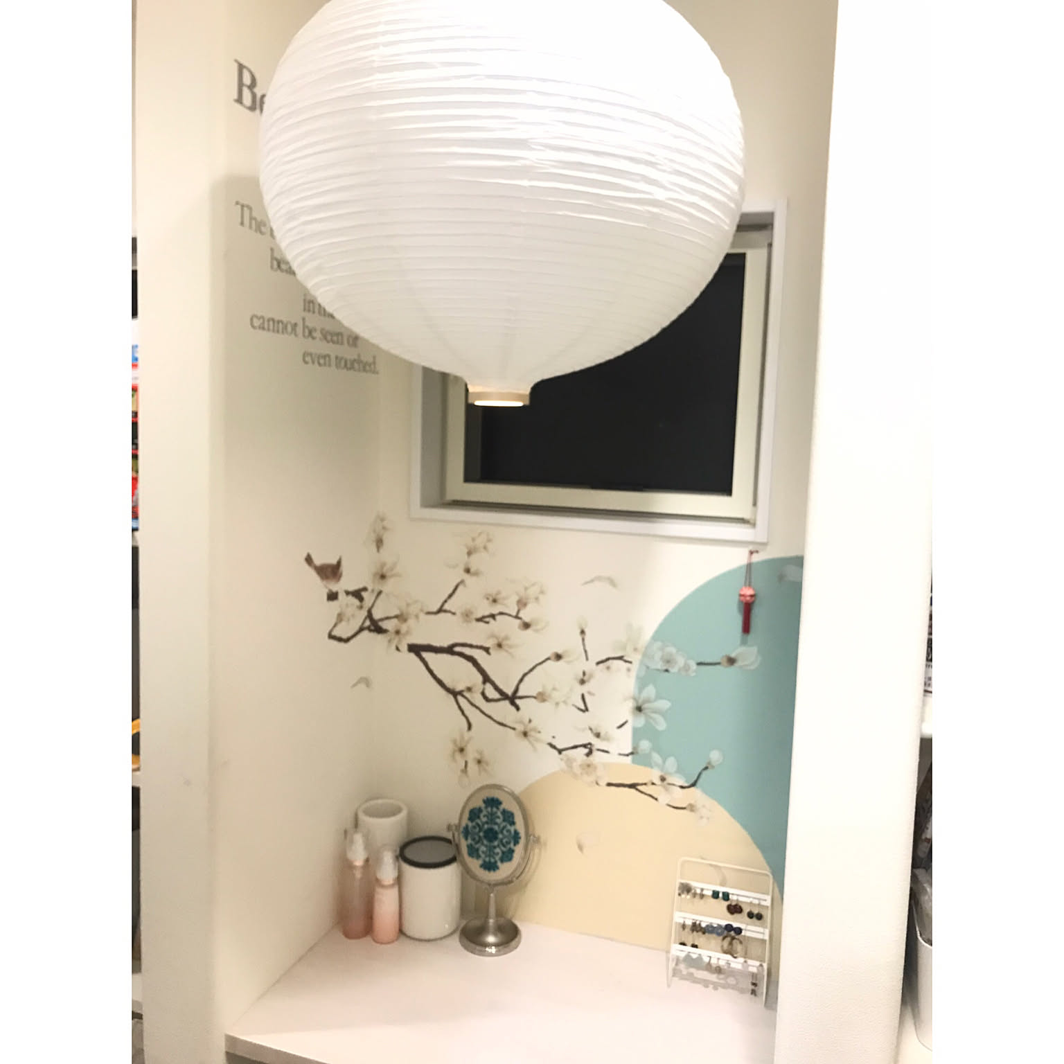 IKEA/ランプシェード/リスビーン/RISBYN/水性塗料などのインテリア