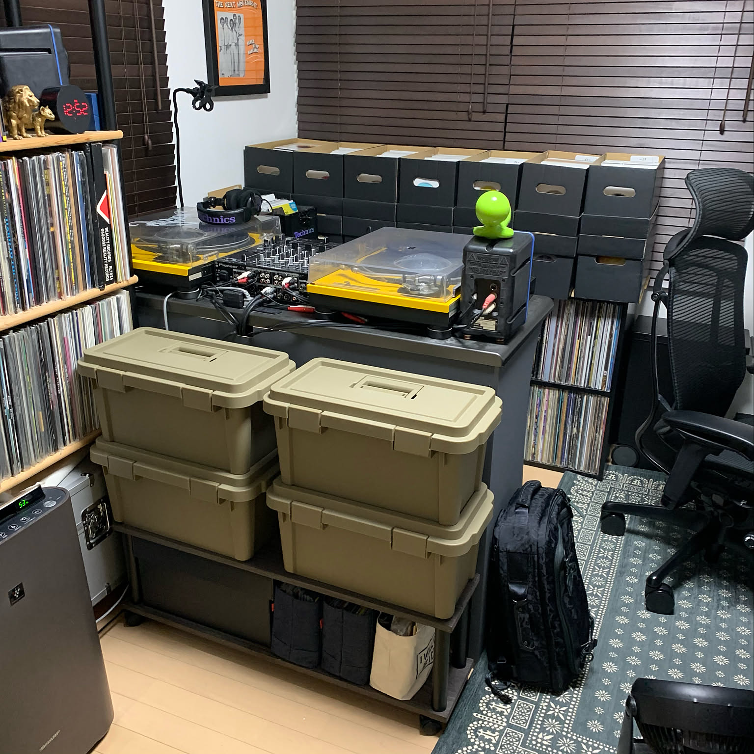 レコード　7インチ　棚　ラック Amazon｜ディスクユニオン EP (7インチ) レコード用TWINラック