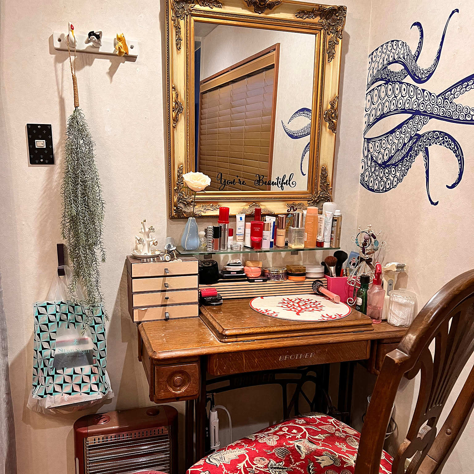 ISHIDA 足踏みミシン   昭和レトロ テーブルDIY ISHIDA 足踏みミシン 昭和レトロ テーブルDIY ISHIDA 足踏み