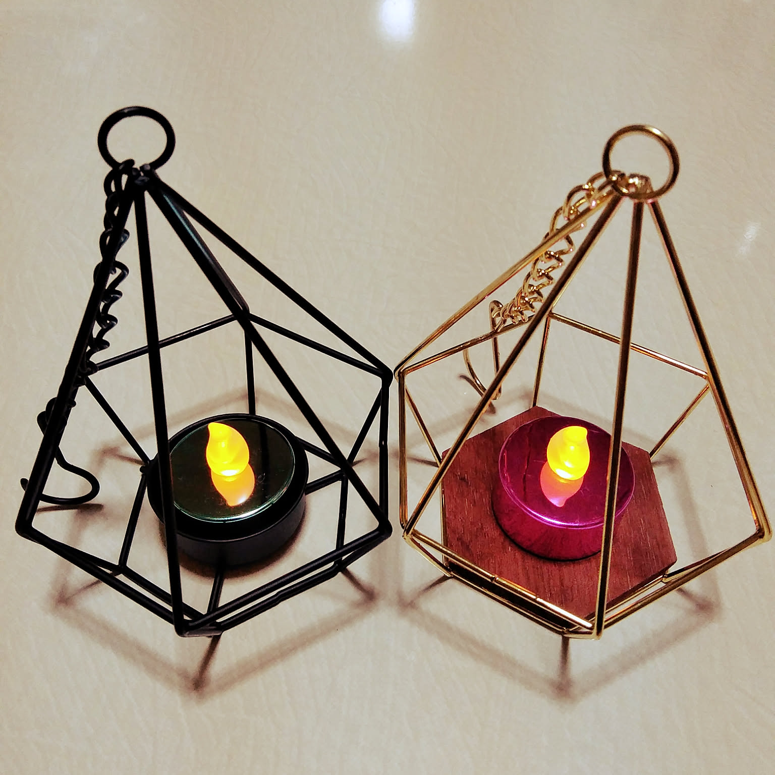 ダイソー アイアン小物の商品を使ったおしゃれなインテリア実例