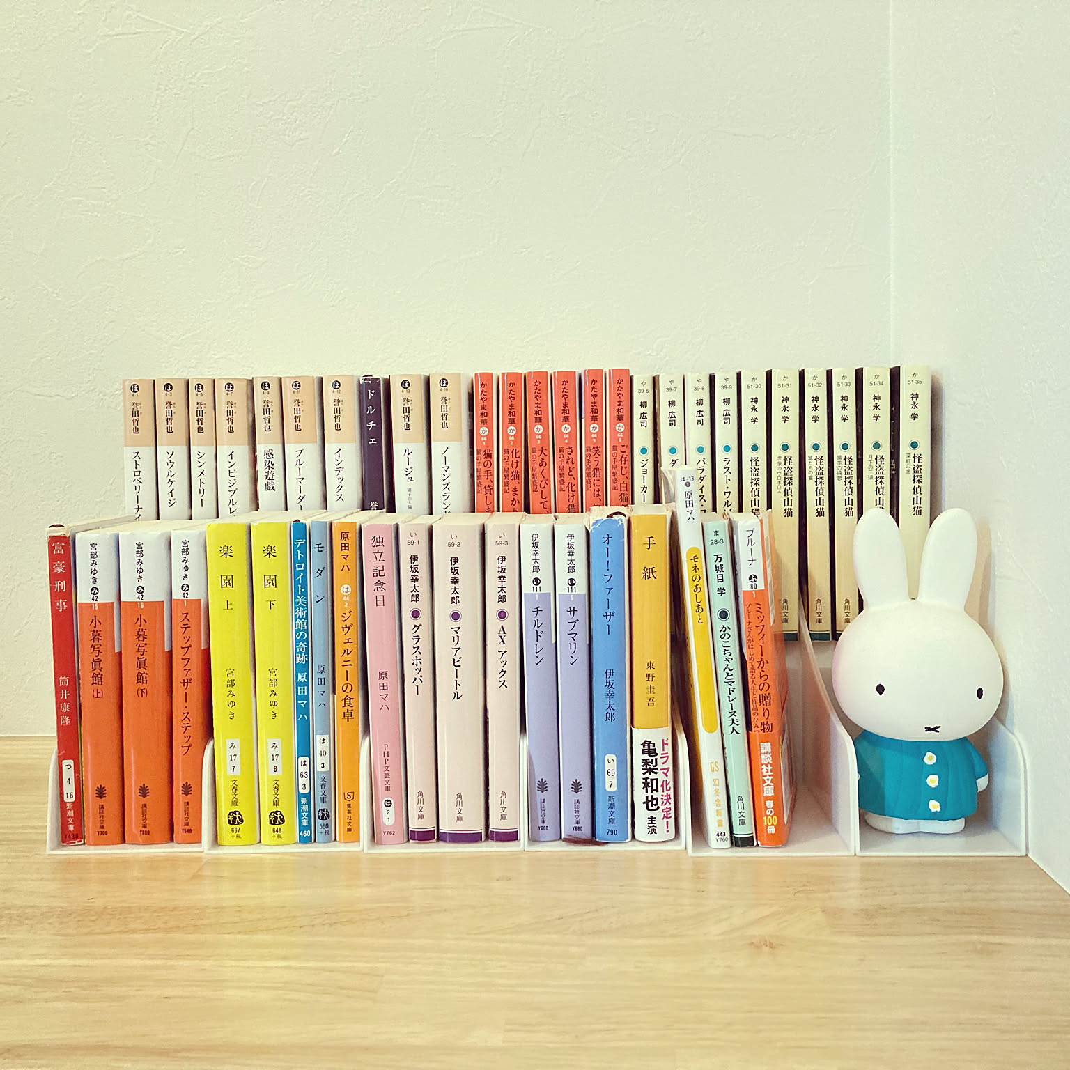 わたしの本棚/文庫本コーナー/ワッツ/キャンドゥ/2段式コミック