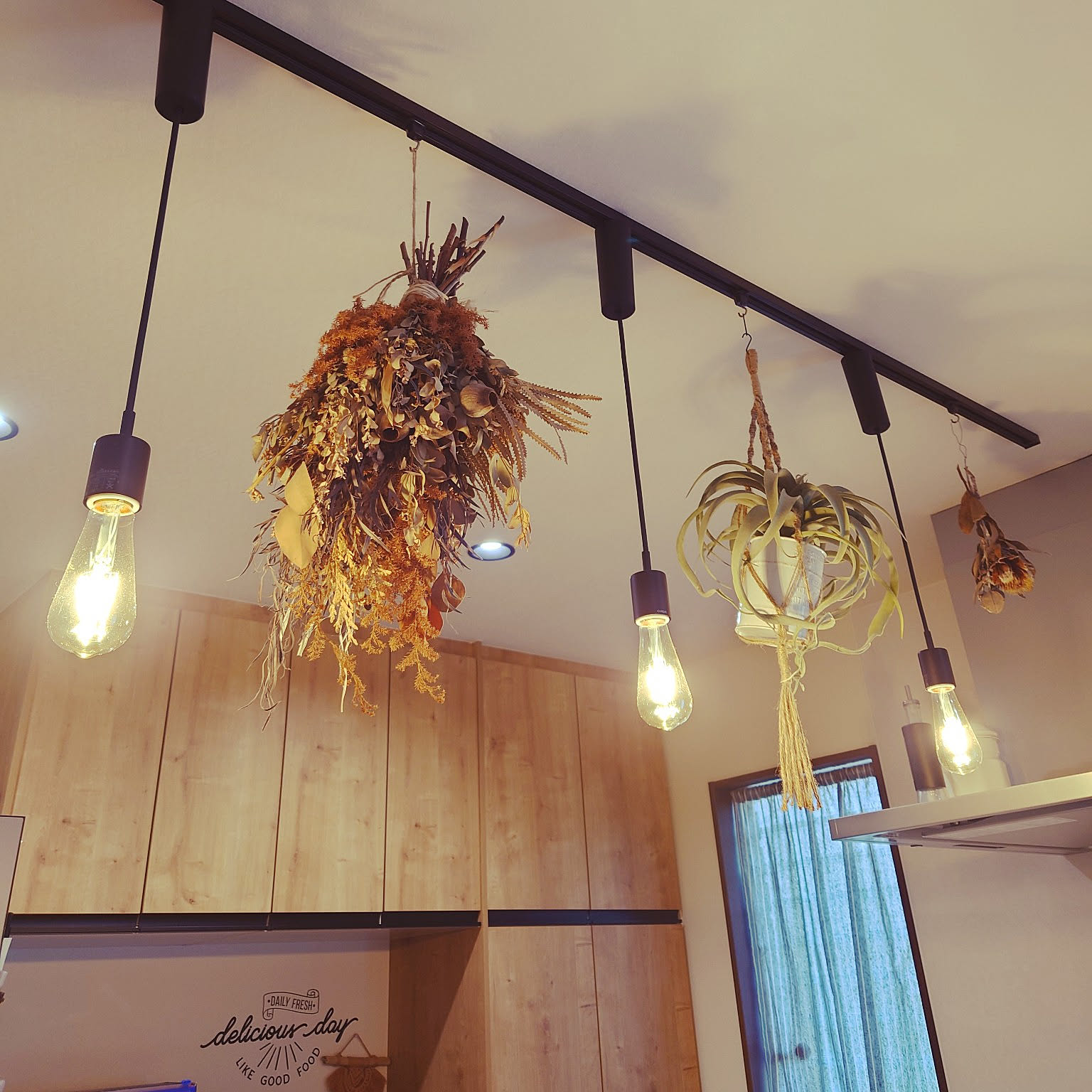 ドライフラワーライトドライフラワー照明スワッグライトペンダントライト 47a2e34b76bebe4ceae2f964169f28