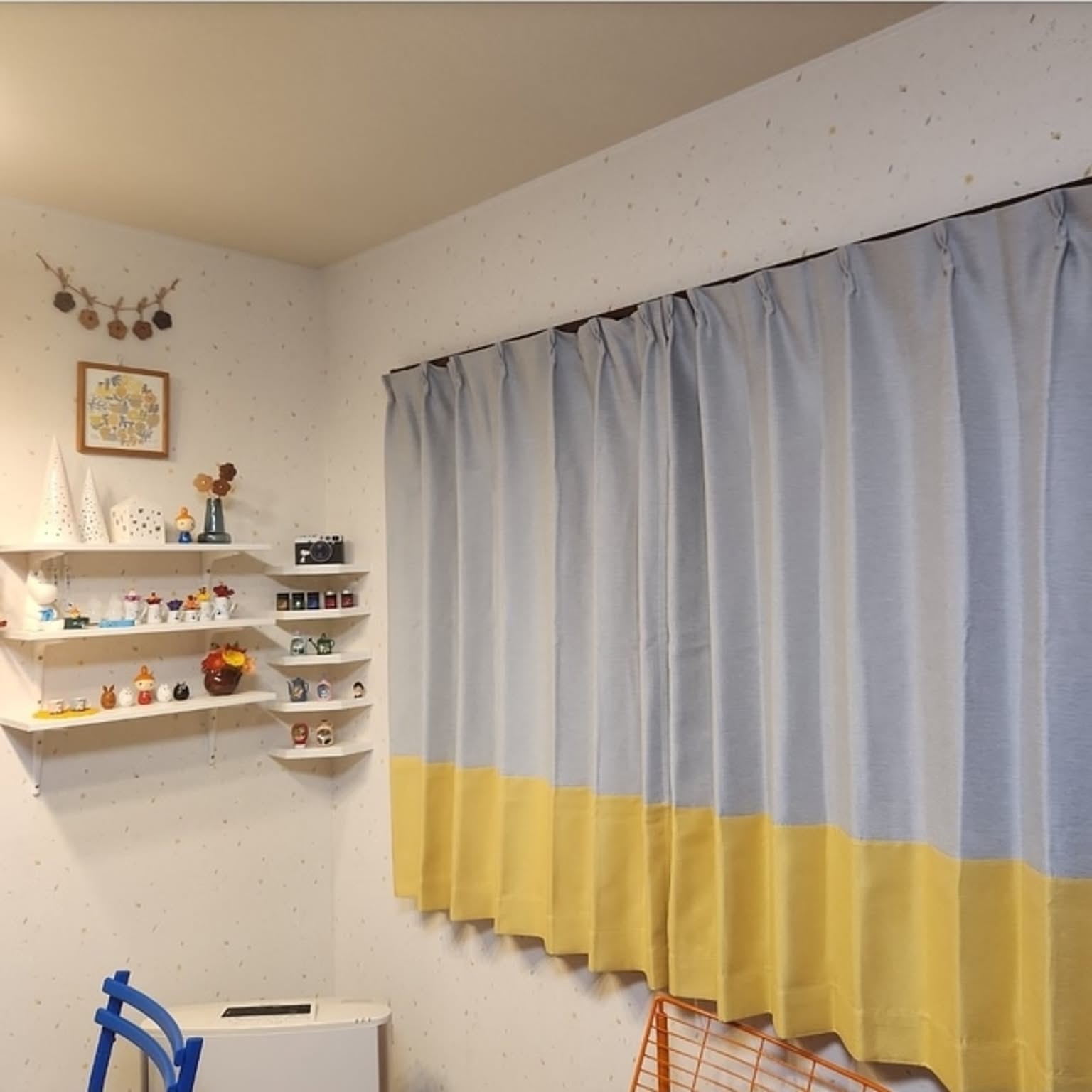 バイカラーカーテン　グレー×イエロー 楽天市場】【スーパーSALE限定☆10％OFF×P5倍】オーダーカーテン