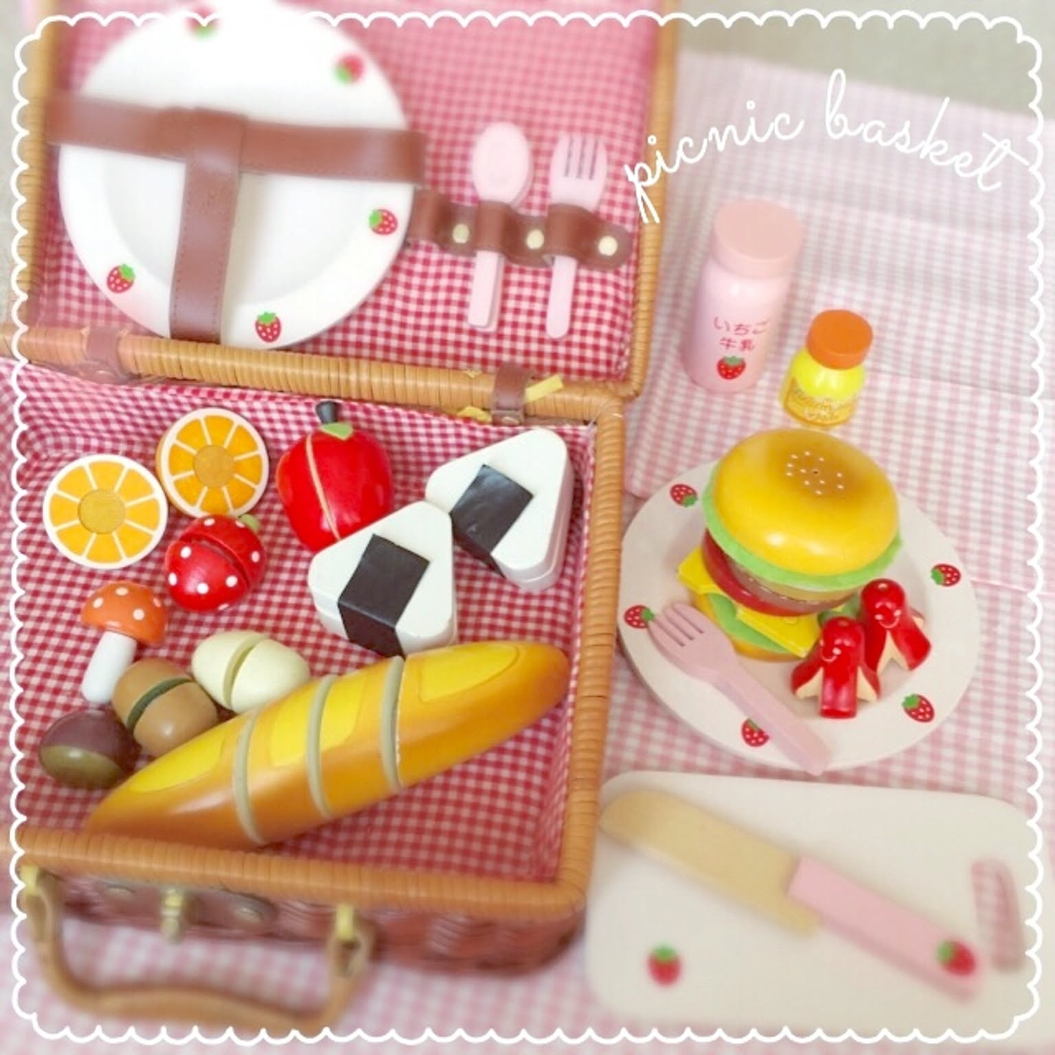 マザーガーデン いちごのピクニックセット