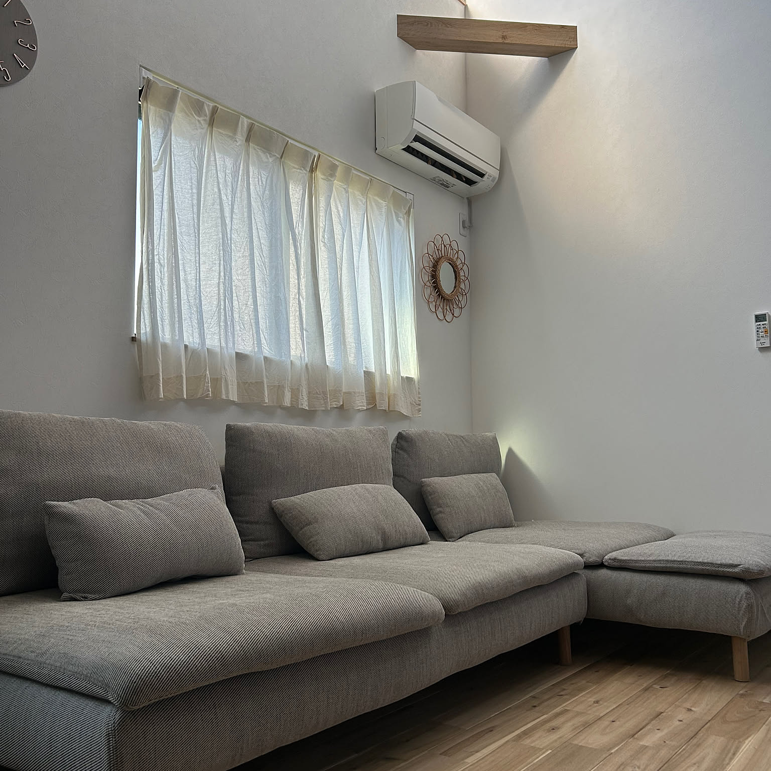 【ソーデルハムン】ダークグレー3人掛けソファ SÖDERHAMN ソーデルハムン 3人掛けソファセクション, フリードトゥナ