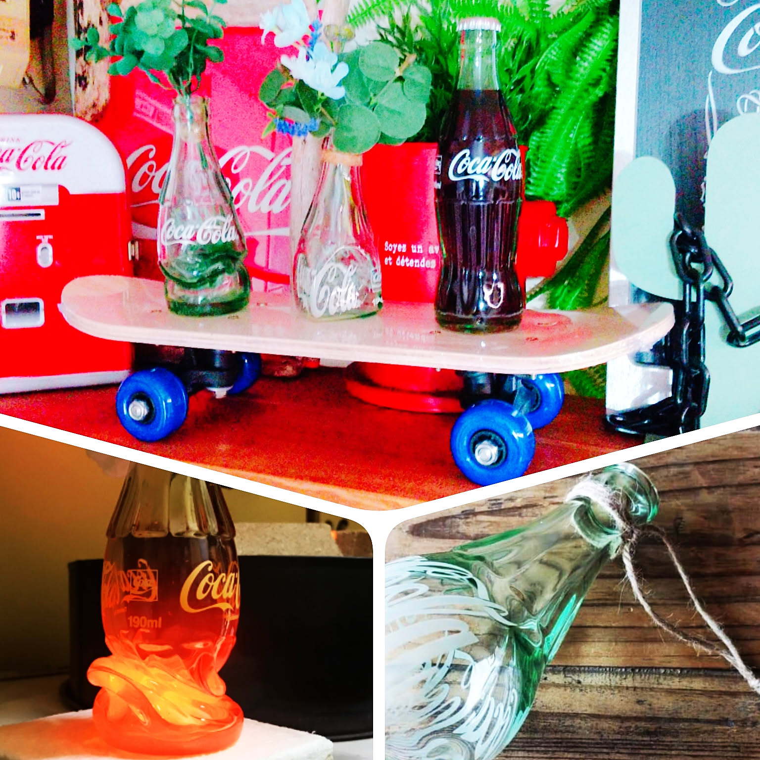 昭和の思い出コカコーラ看板 棚空き瓶6 昭和の思い出コカコーラ看板 棚空き瓶6 昭和レトロな瓶コーラ自販機を