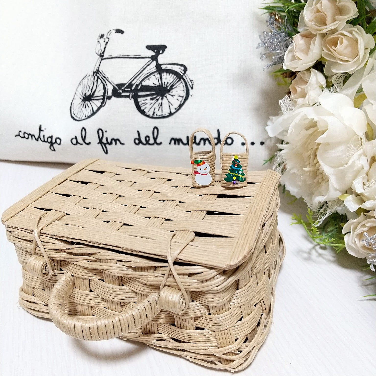 めい様ご連絡ページです。クラフトバンドミニトランク クラフトバンドで作るミニチュア丸型トランク - YouTube