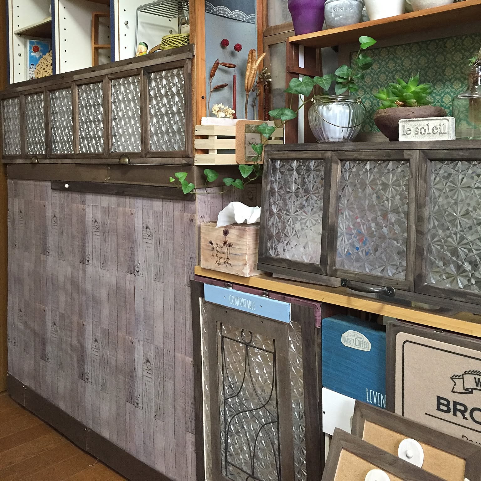 棚 パタパタ扉DIYのインテリア・手作りの実例 ｜ RoomClip（ルーム