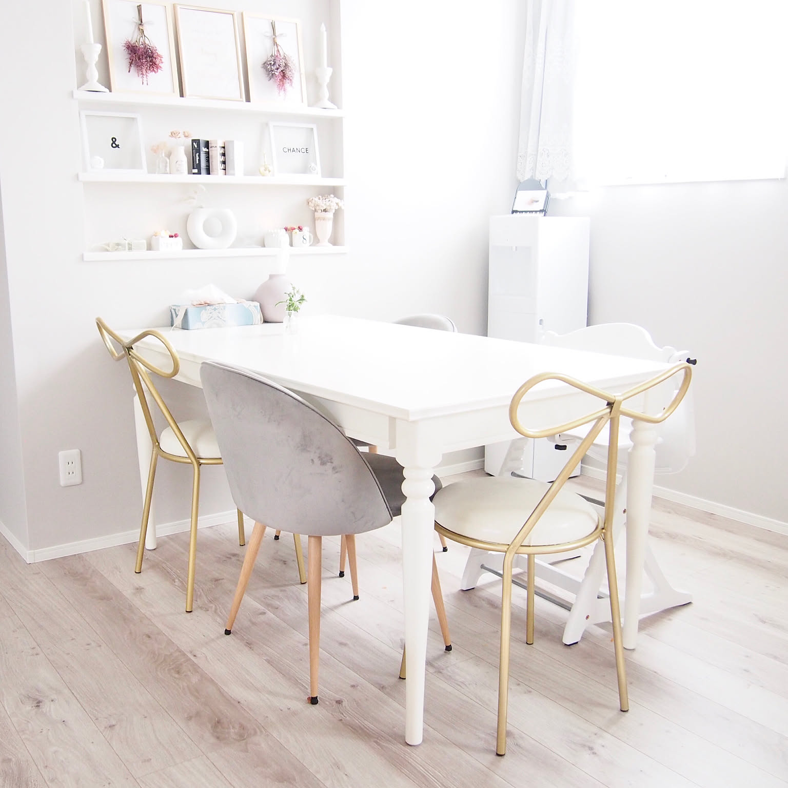 francfranc̈❁*リボンチェアホワイト NIKA ZUPANC リボン チェア ホワイト | Francfranc（フランフラン