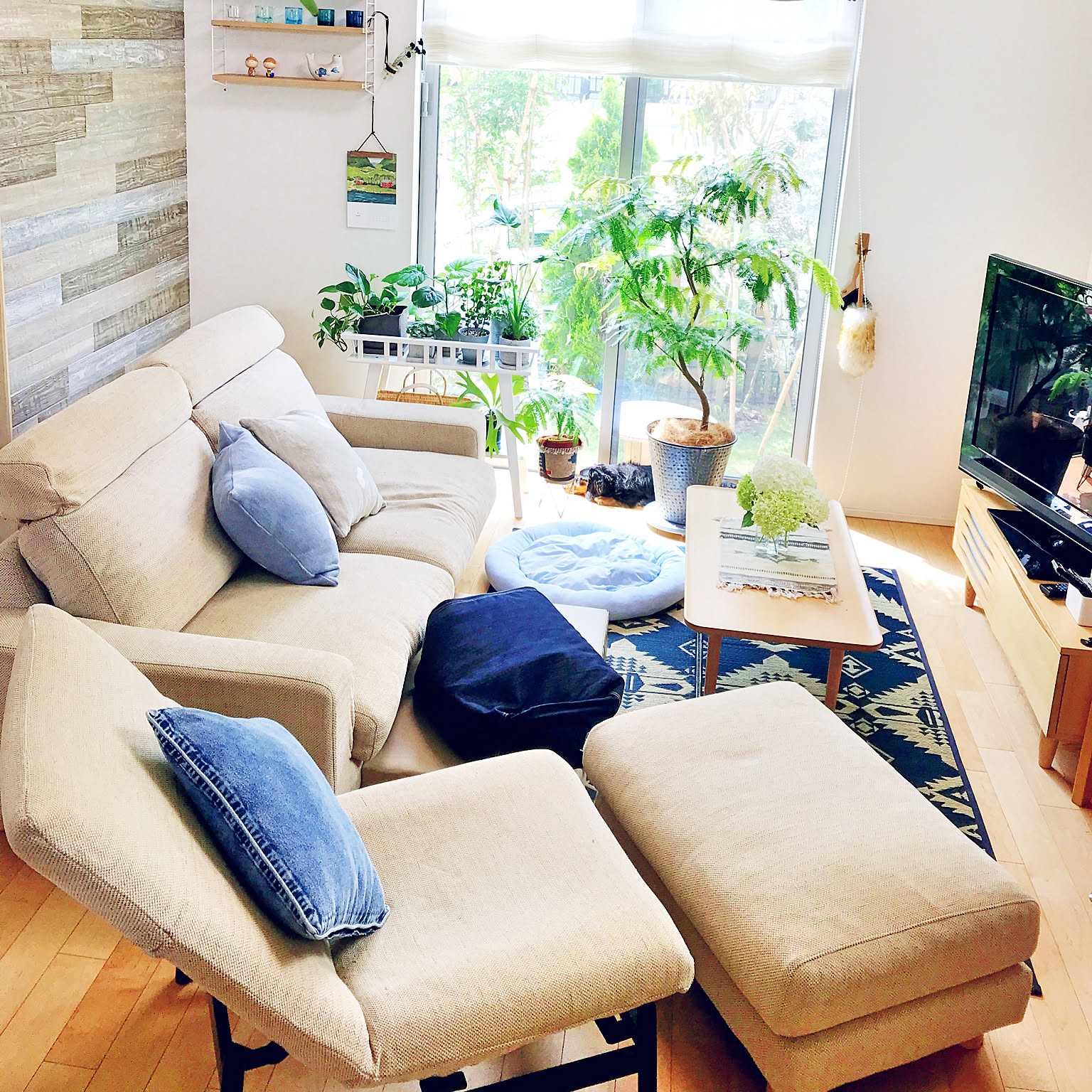 無印良品 オットマンのおすすめ商品とおしゃれな実例 ｜ RoomClip