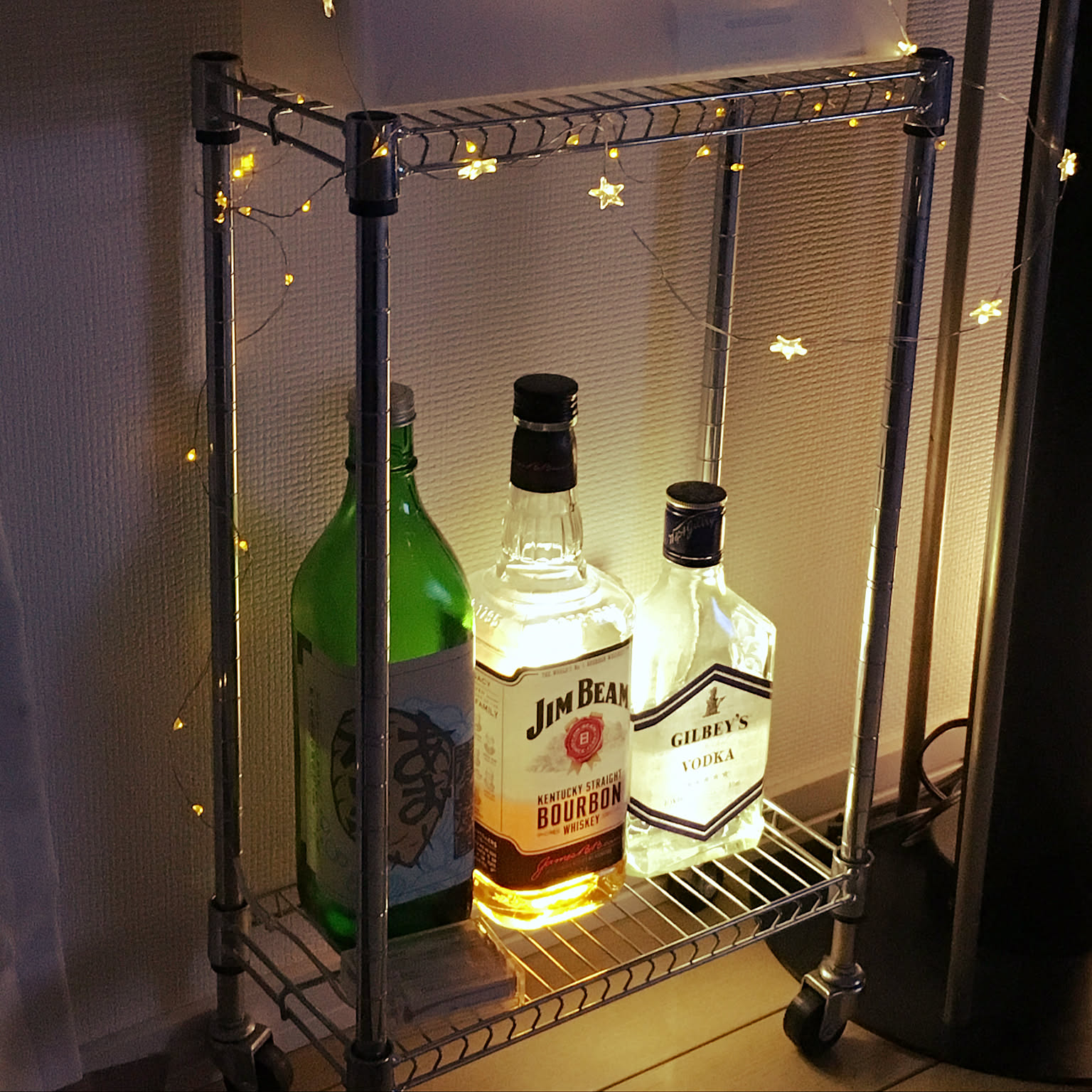お酒 1Kのおしゃれなアレンジ・飾り方のインテリア実例 ｜ RoomClip