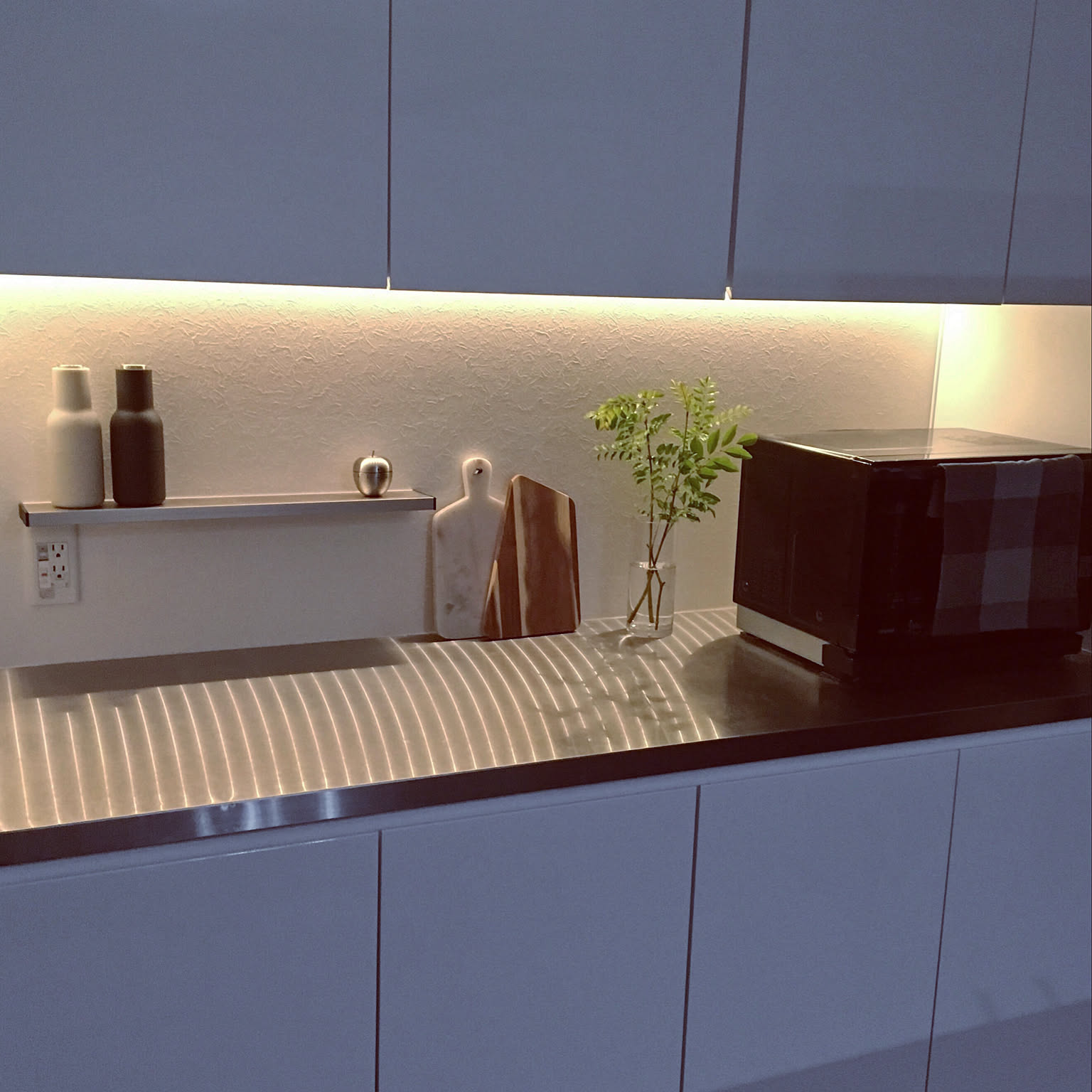 キッチン 間接照明DIYのインテリア・手作りの実例 ｜ RoomClip