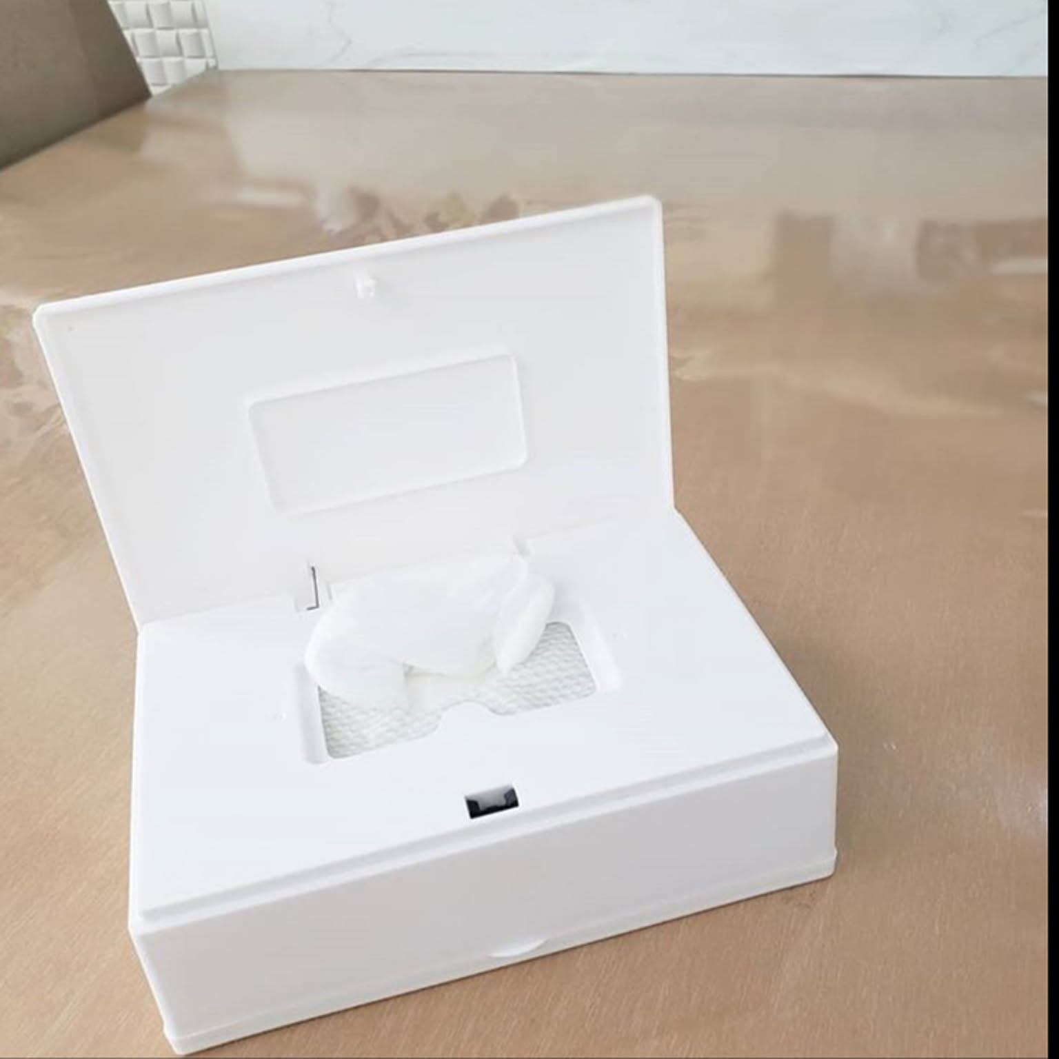 ウエットティッシュケース【❤︎】 CAINZ 片手で開けられるウェットティシューケース 横型 | 紙製品