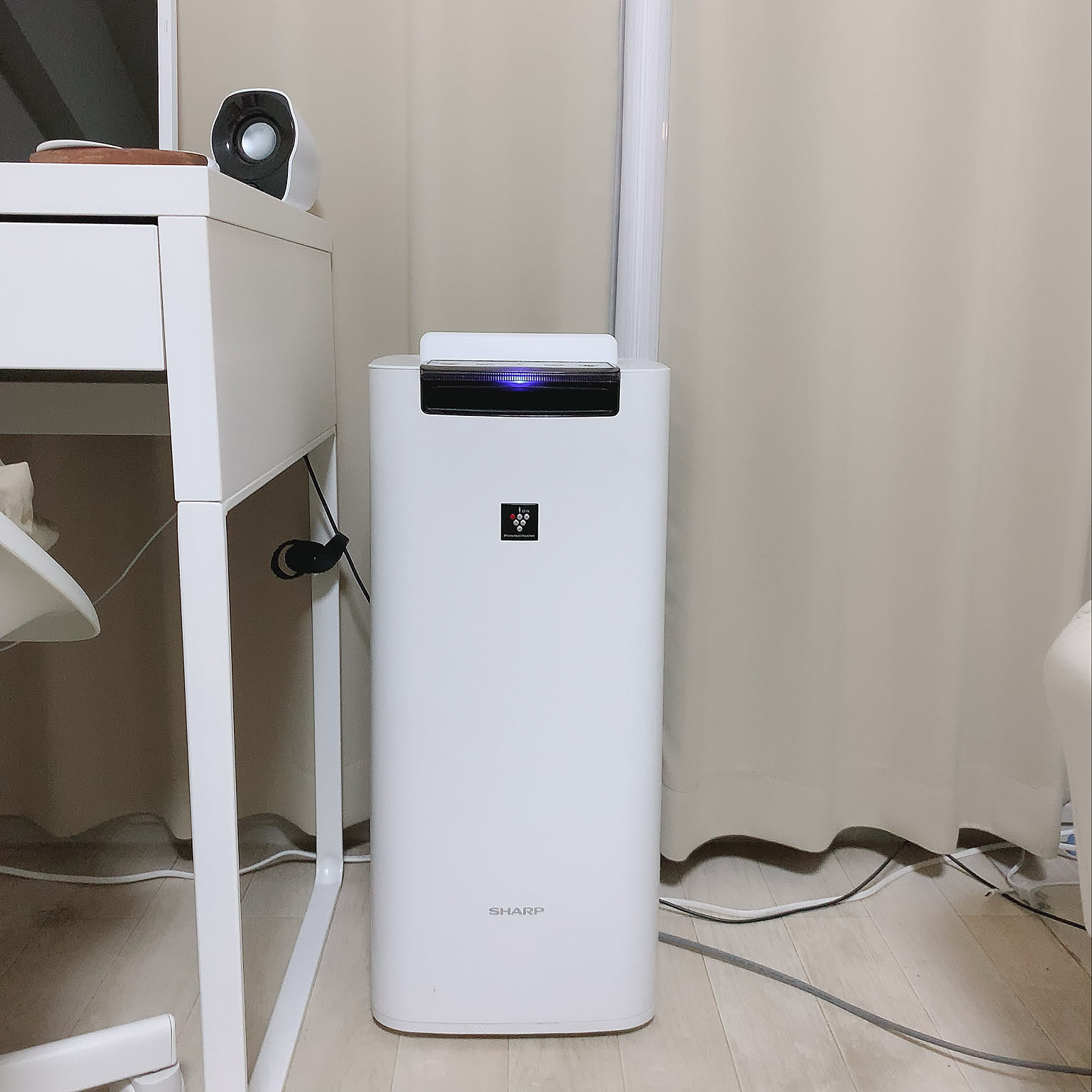 SHARP 加湿空気清浄機 プラズマクラスター KI-HS70-W 2019年製 ☆SHARP 