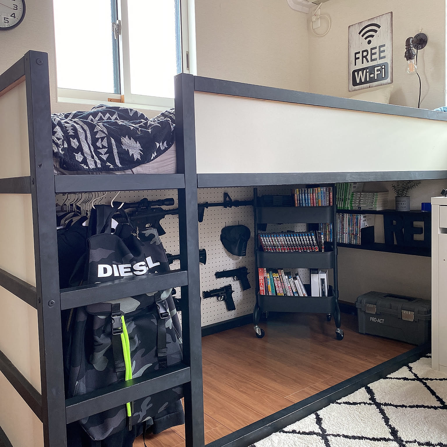 ベッド周り IKEAロフトベッドのおすすめ商品とおしゃれな実例 ベッド周り IKEAロフトベッドのおすすめ商品とおしゃれな実例