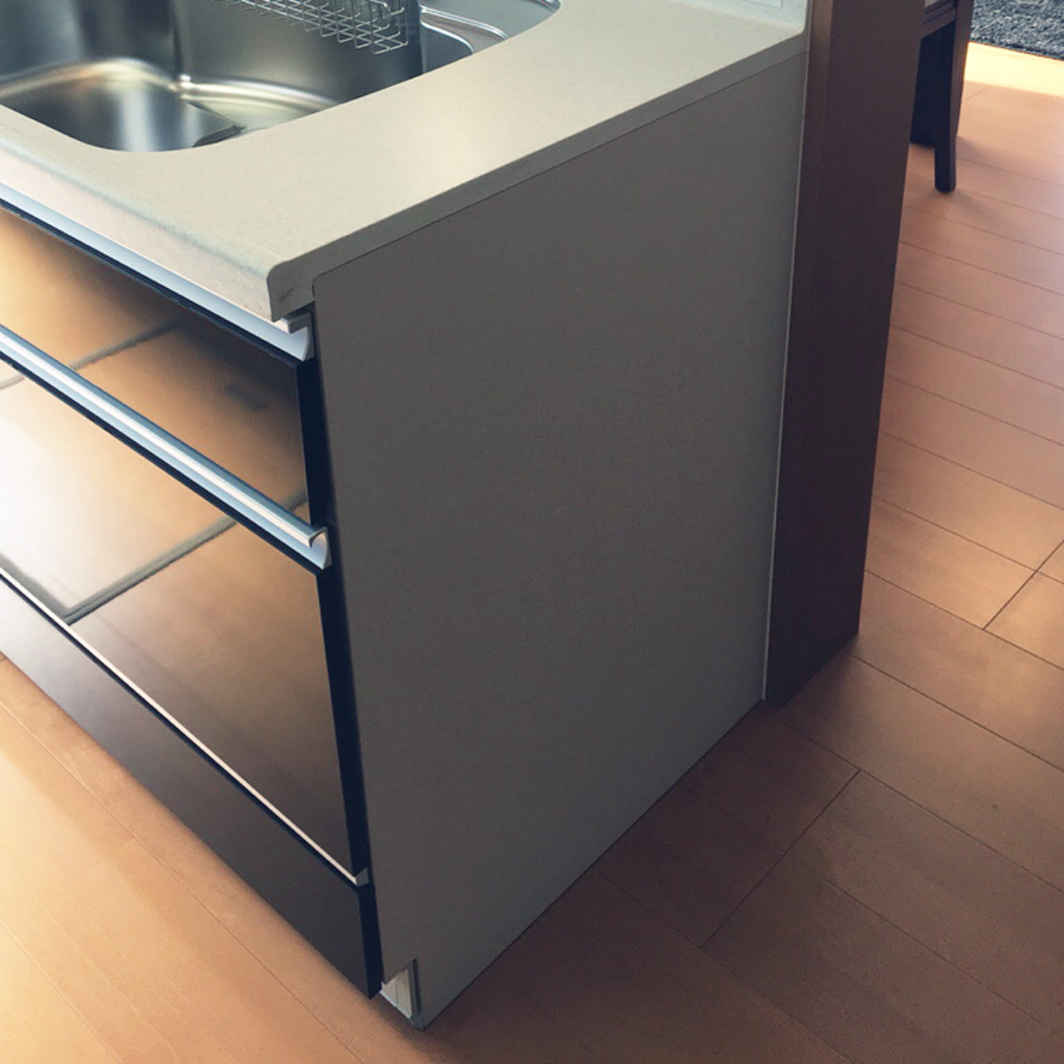 リクシル キッチン収納 エンドパネル 奥行45cm H99cm片面化粧 1枚 リクシル キッチン収納 エンドパネル 奥行45cm H99cm片面化粧 1