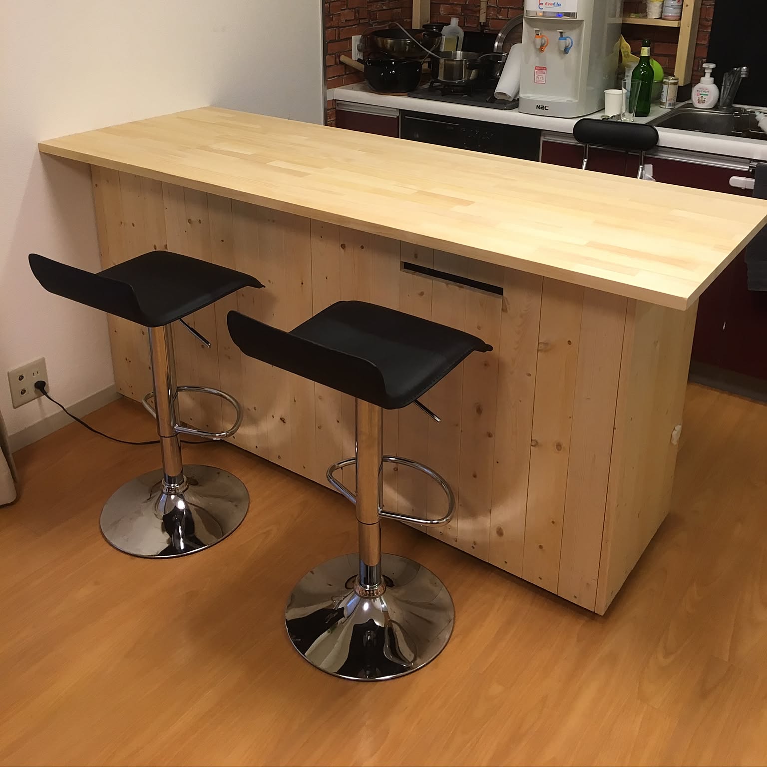 DIYカウンターテーブルのインテリア・手作りの実例 | RoomClip DIYカウンターテーブルのインテリア・手作りの実例 | RoomClip