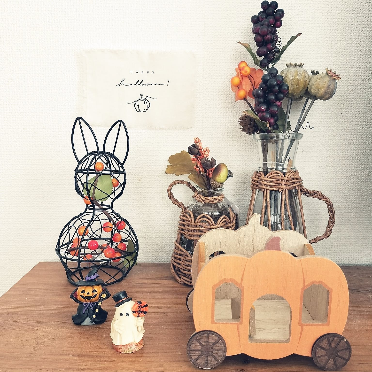 カボチャの馬車☆黒うさぎちゃん