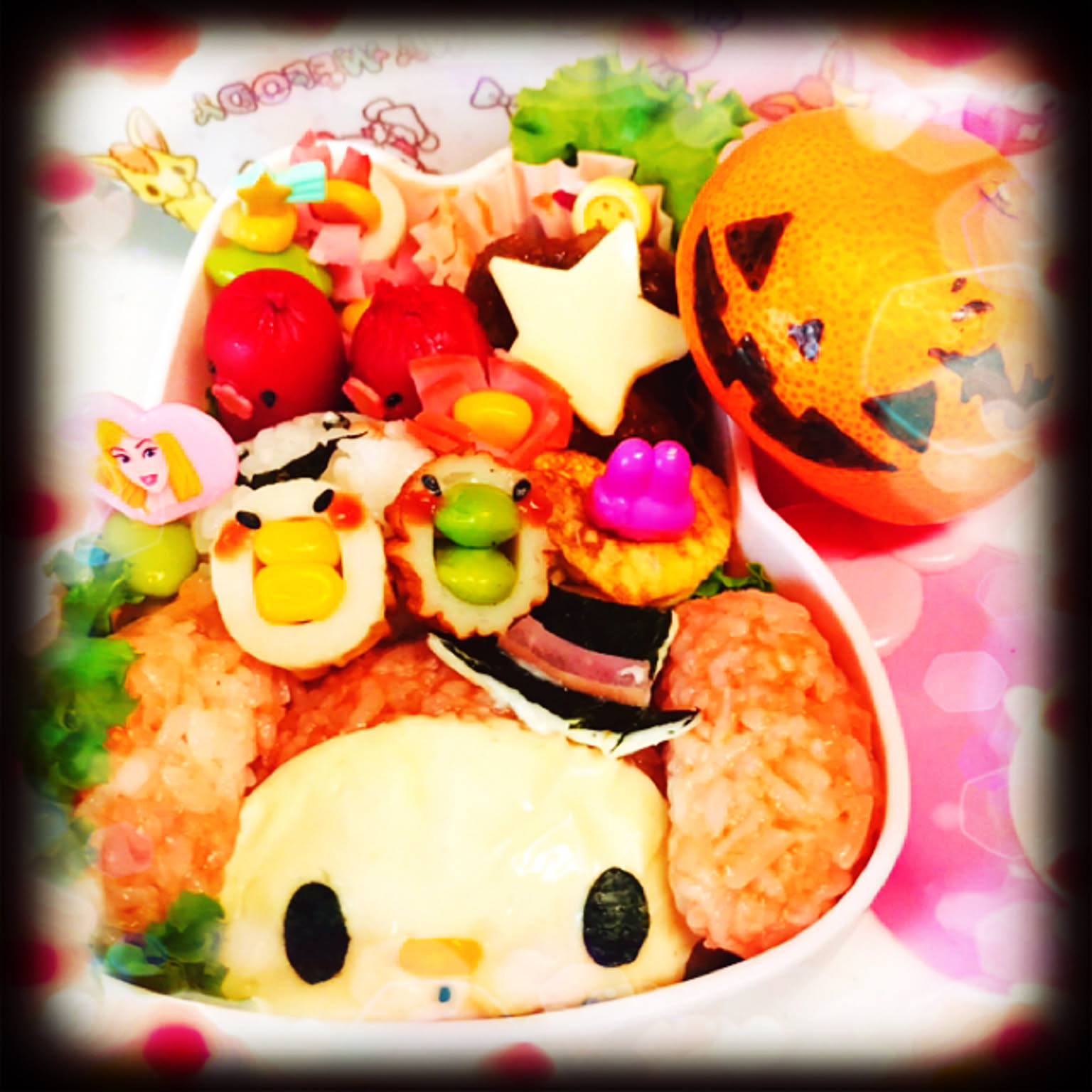 マイメロディ の お弁当 【 キャラ弁 / サンリオ 】How to make