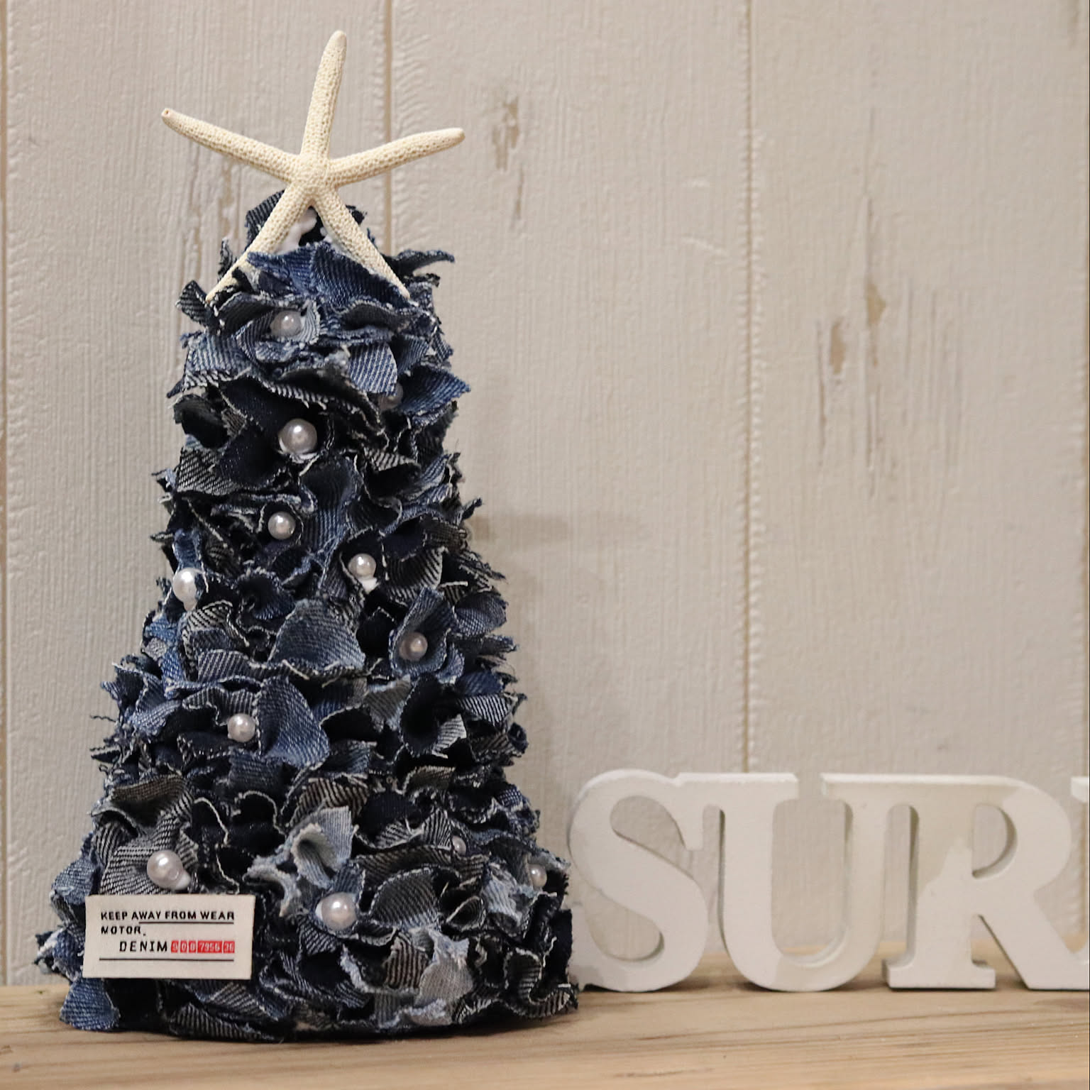 クリスマスオーナメント　デニムリメイク クリスマスオーナメント デニム リメイクの通販 by えーさん's