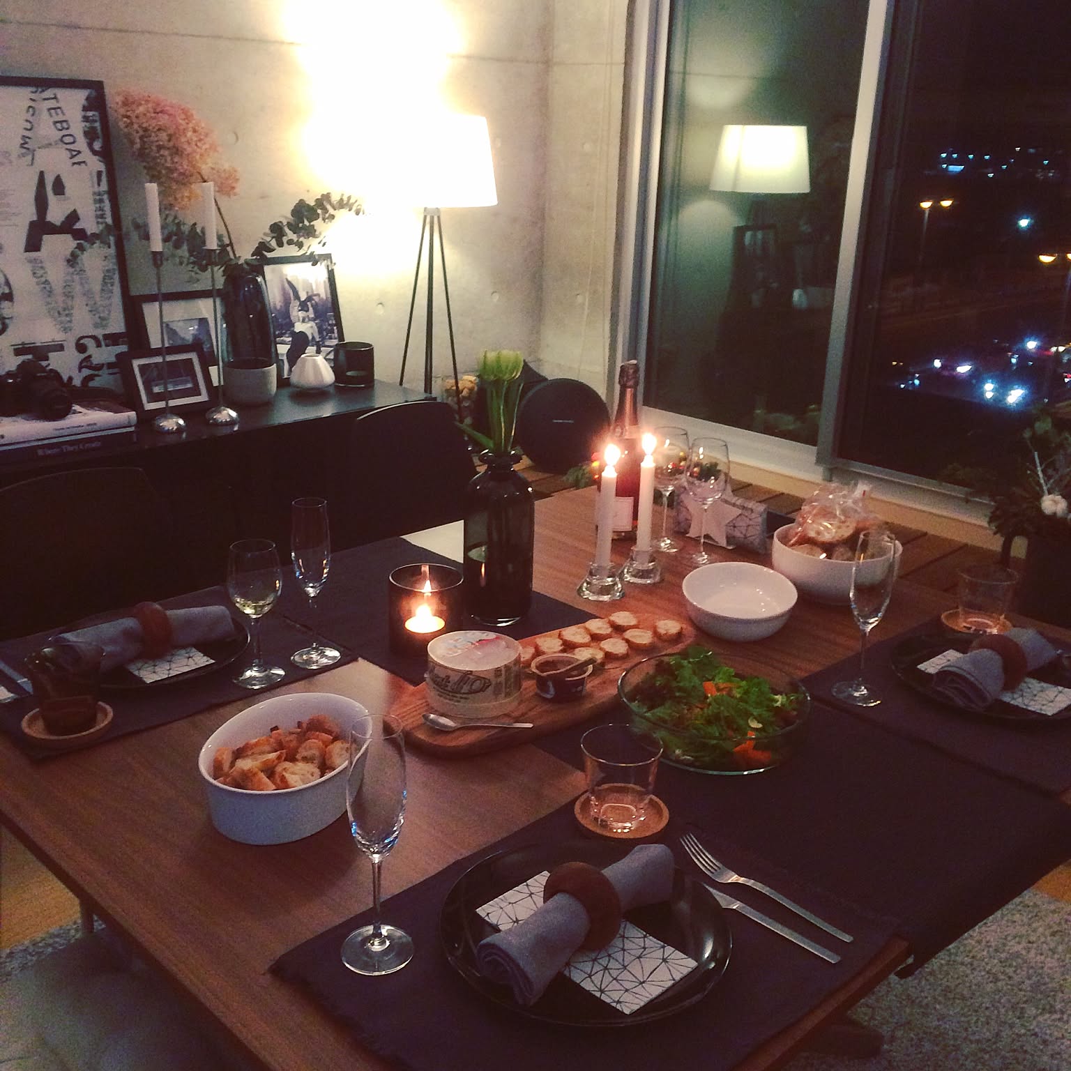 洋書◇季節に合わせたパーティー料理やテーブルセッティング写真
