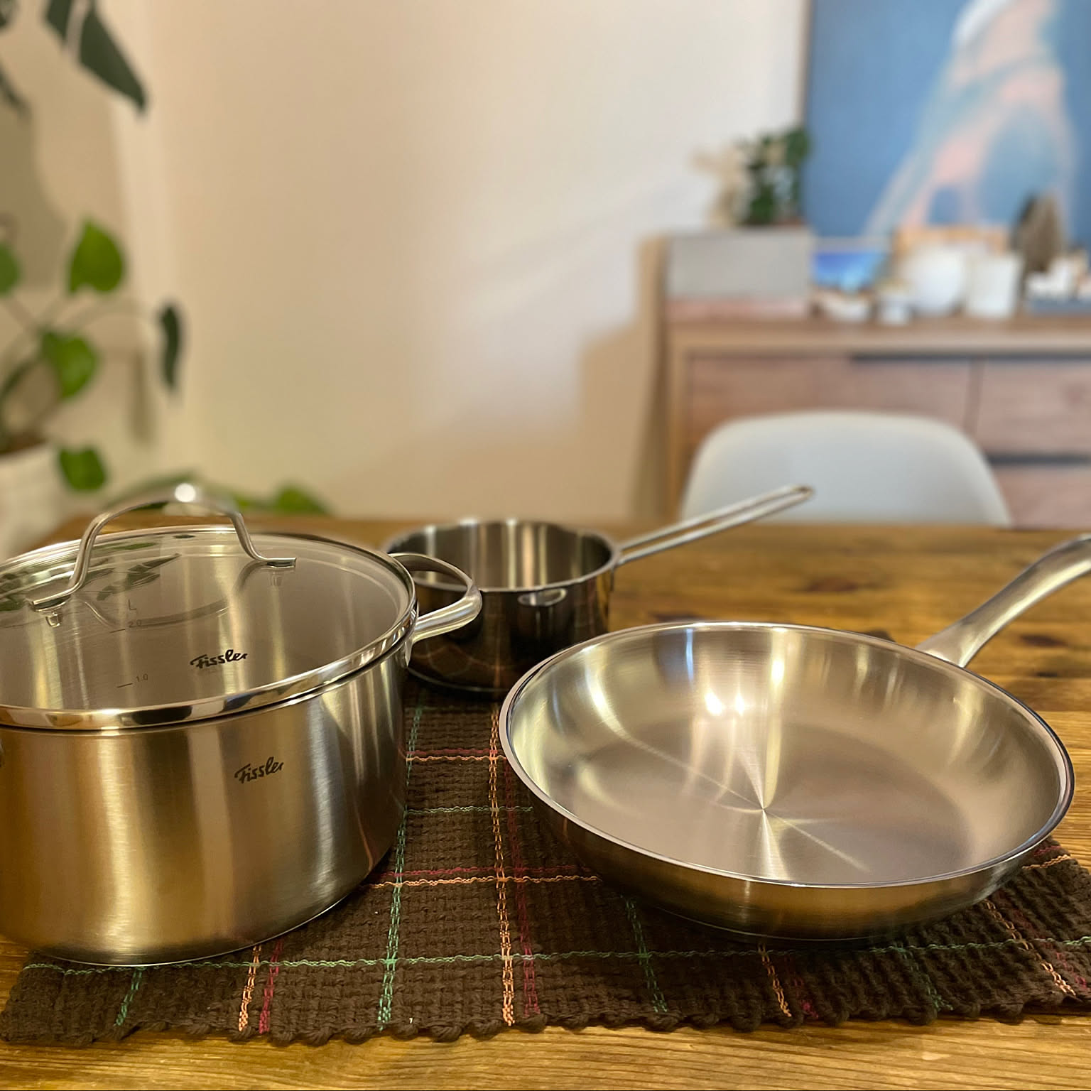 フィスラー 深鍋 24cm フィスラー深鍋&浅鍋20.24センチ