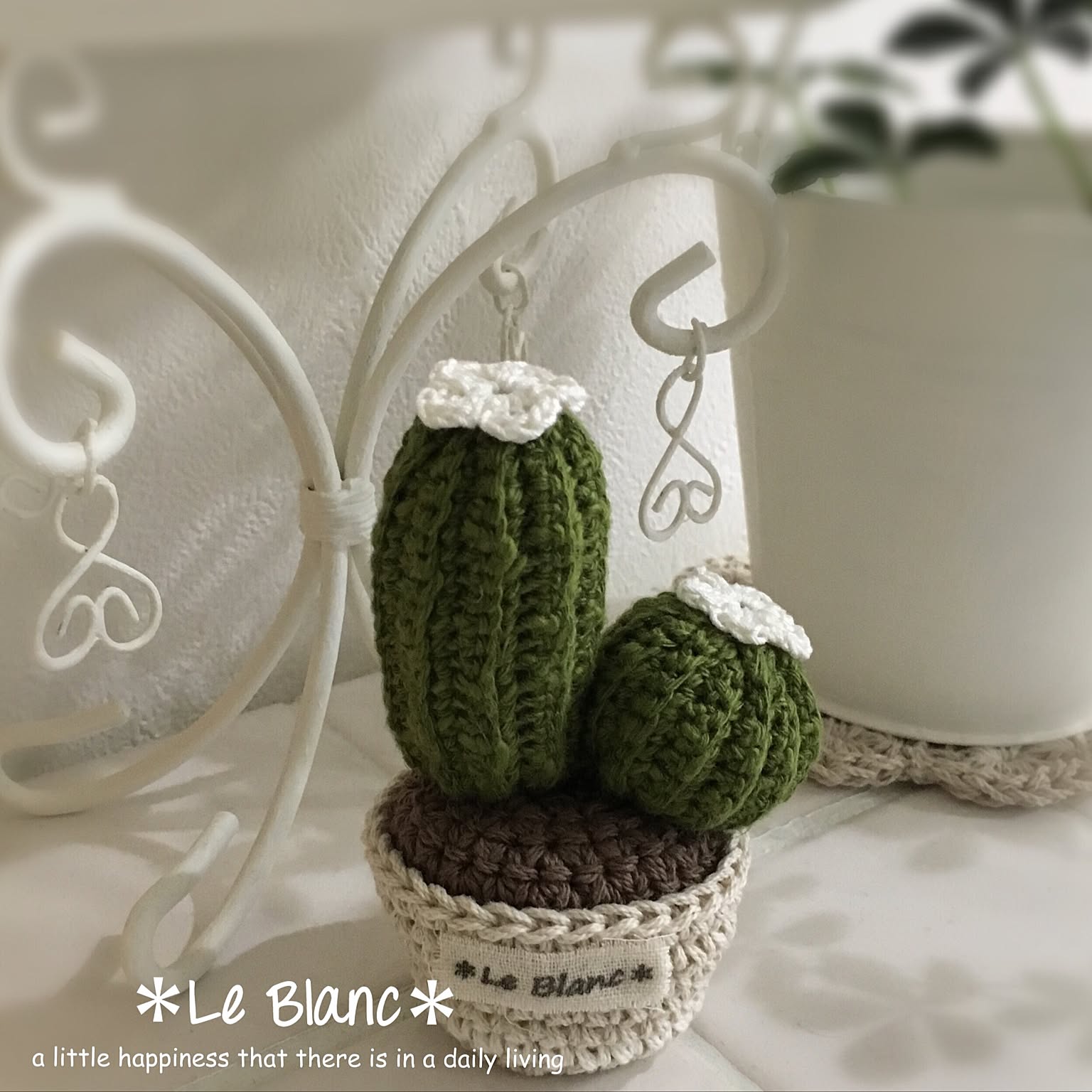 手編みサボテンのインテリア実例 ｜ RoomClip（ルームクリップ）