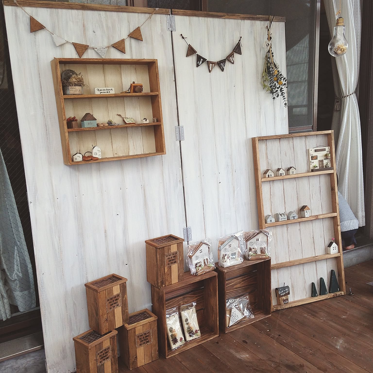 ☆ りもこんぽっか様 ☆ 観音開き什器 イベント什器 飾り棚 イベント什器 .* - Hamori -zakka shop- | minne 国内
