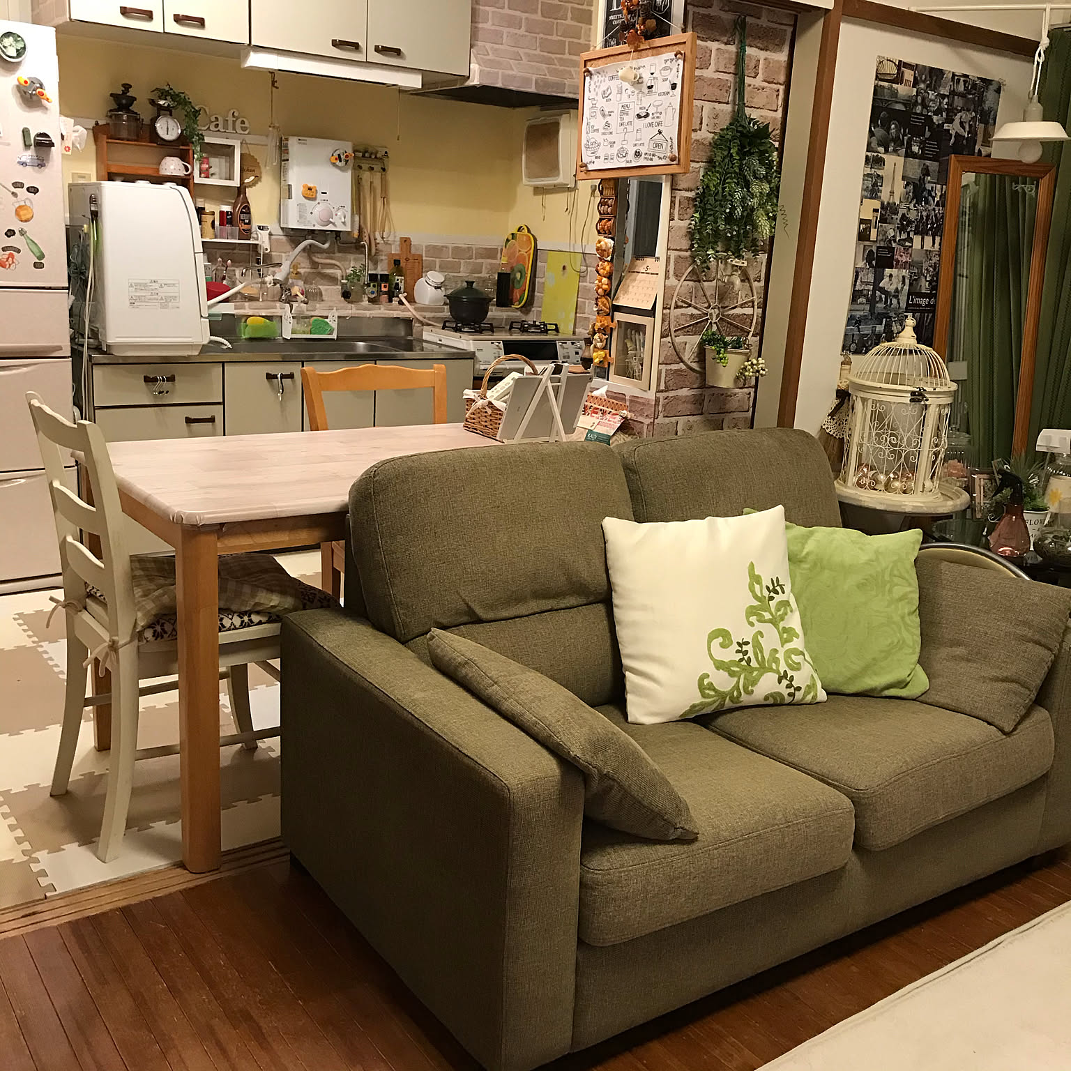 湯川家具2人掛けカウチソファー ソファ・ソファベッド
