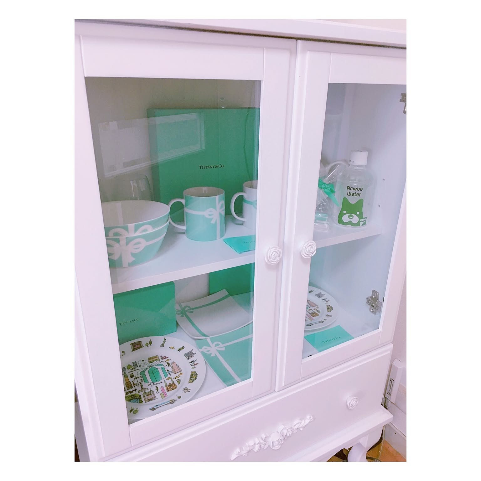 ディスプレイ ティファニーのおしゃれなアレンジ・飾り方のインテリア