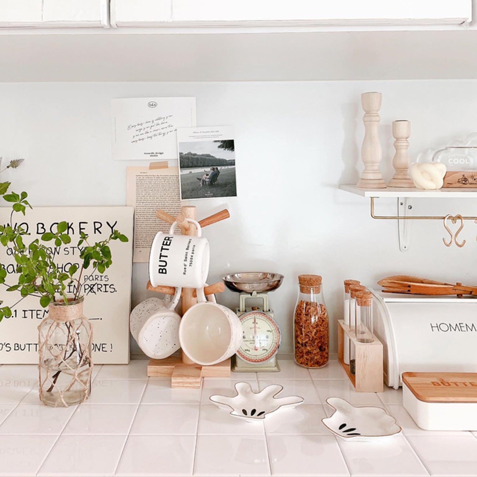 オルネドフォイユ アイアン マグカップ ホルダー ブラック 黒