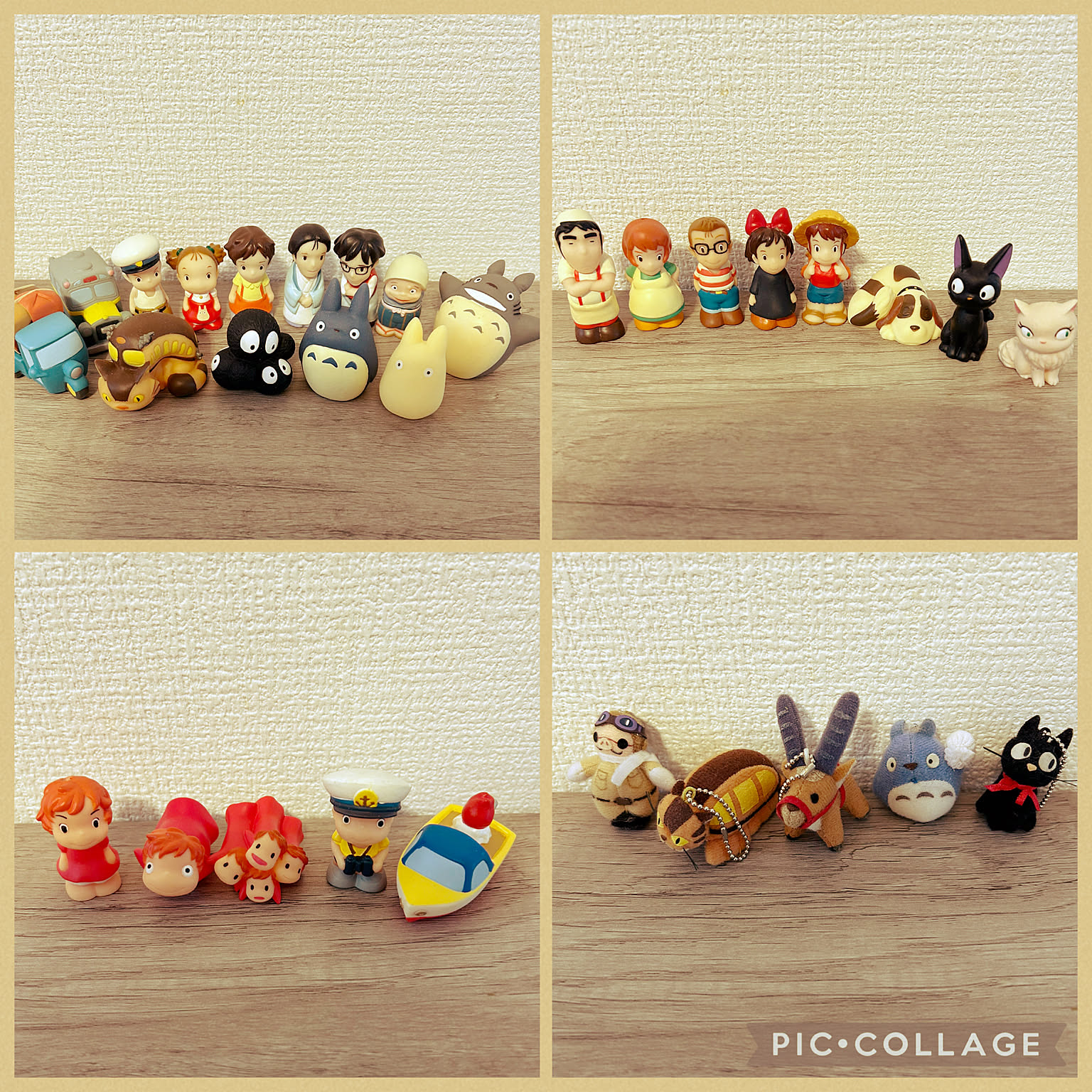 トトロ ジブリの指人形のおしゃれなアレンジ・飾り方のインテリア実例