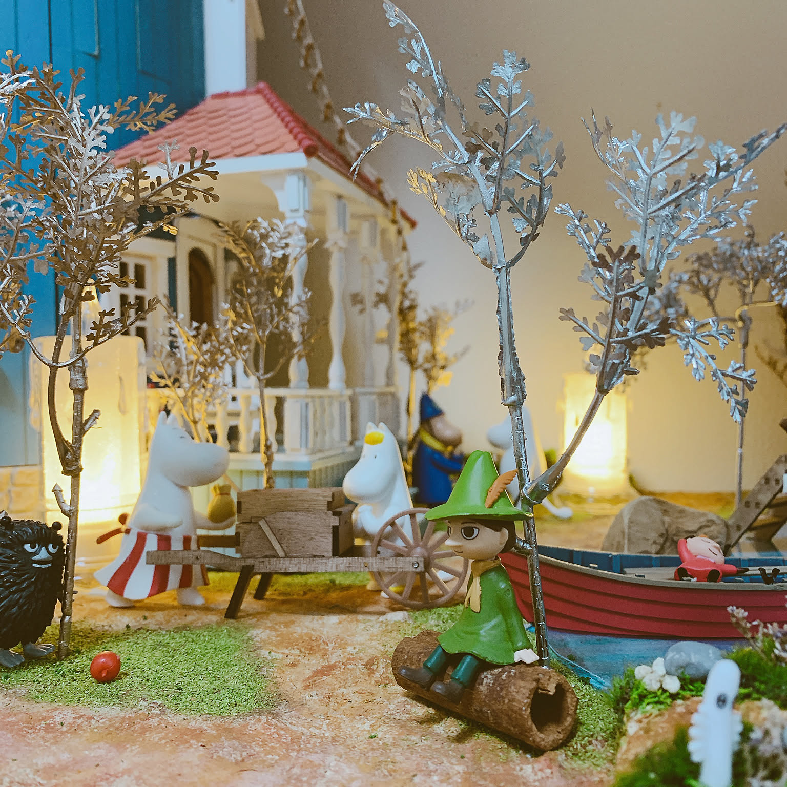 村の風景 ミニチュアフィギュアセット　超ジオラマ　ムーミン谷 村の風景 ミニチュアフィギュアセット 超ジオラマ ムーミン谷 千趣会