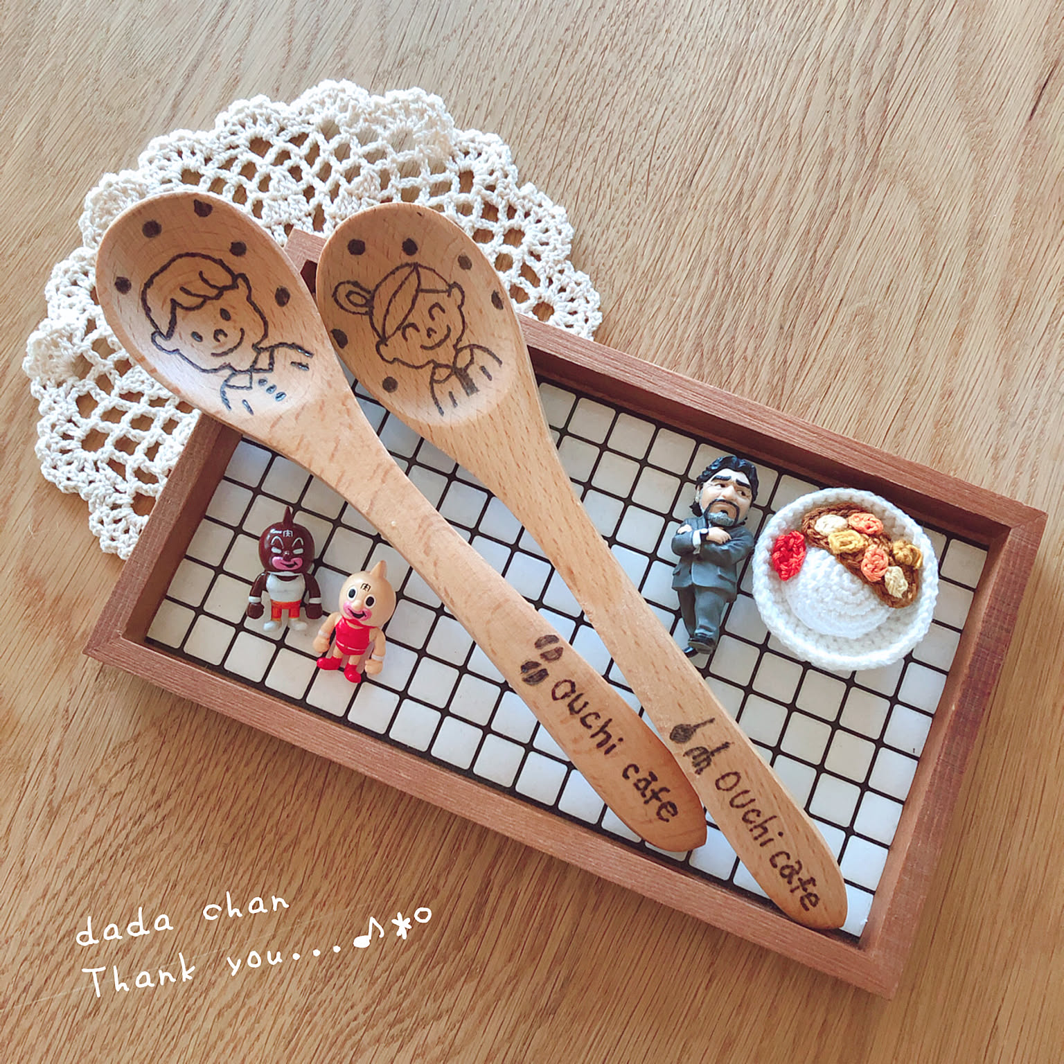 ウッドバーニング 箸 スプーン フォーク 名入れ 無料 イラスト 名前