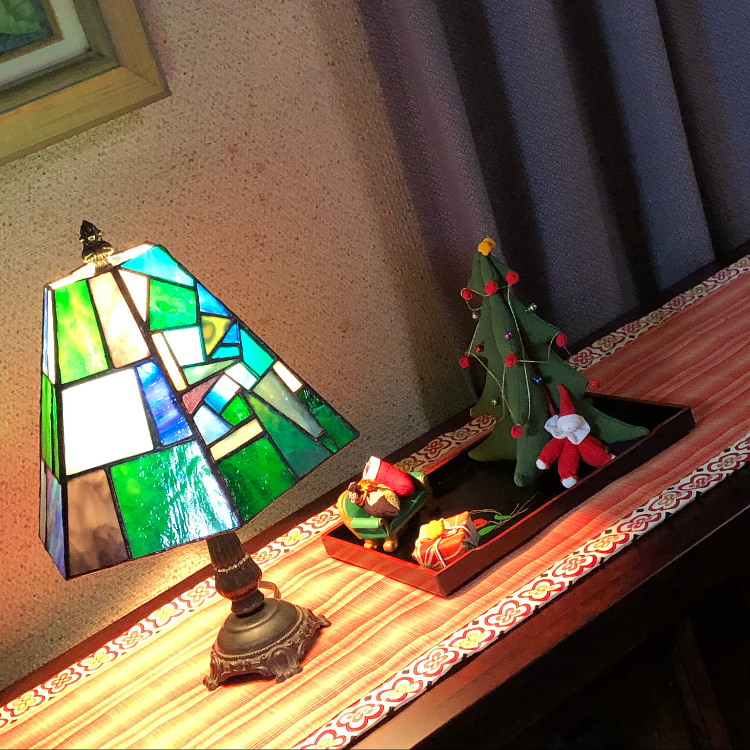 クリスマスツリー ステンドグラスランプのおすすめ商品と クリスマスツリー ステンドグラスランプのおすすめ商品と