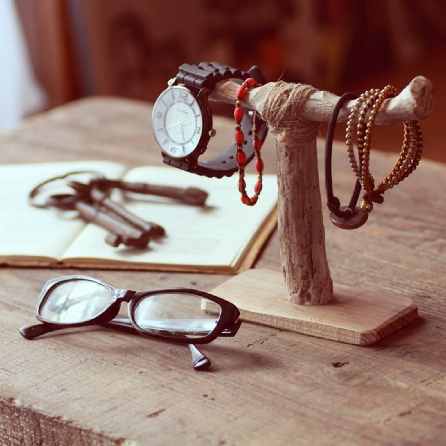 流木の手作りスタンド鏡 流木の手作りスタンド鏡