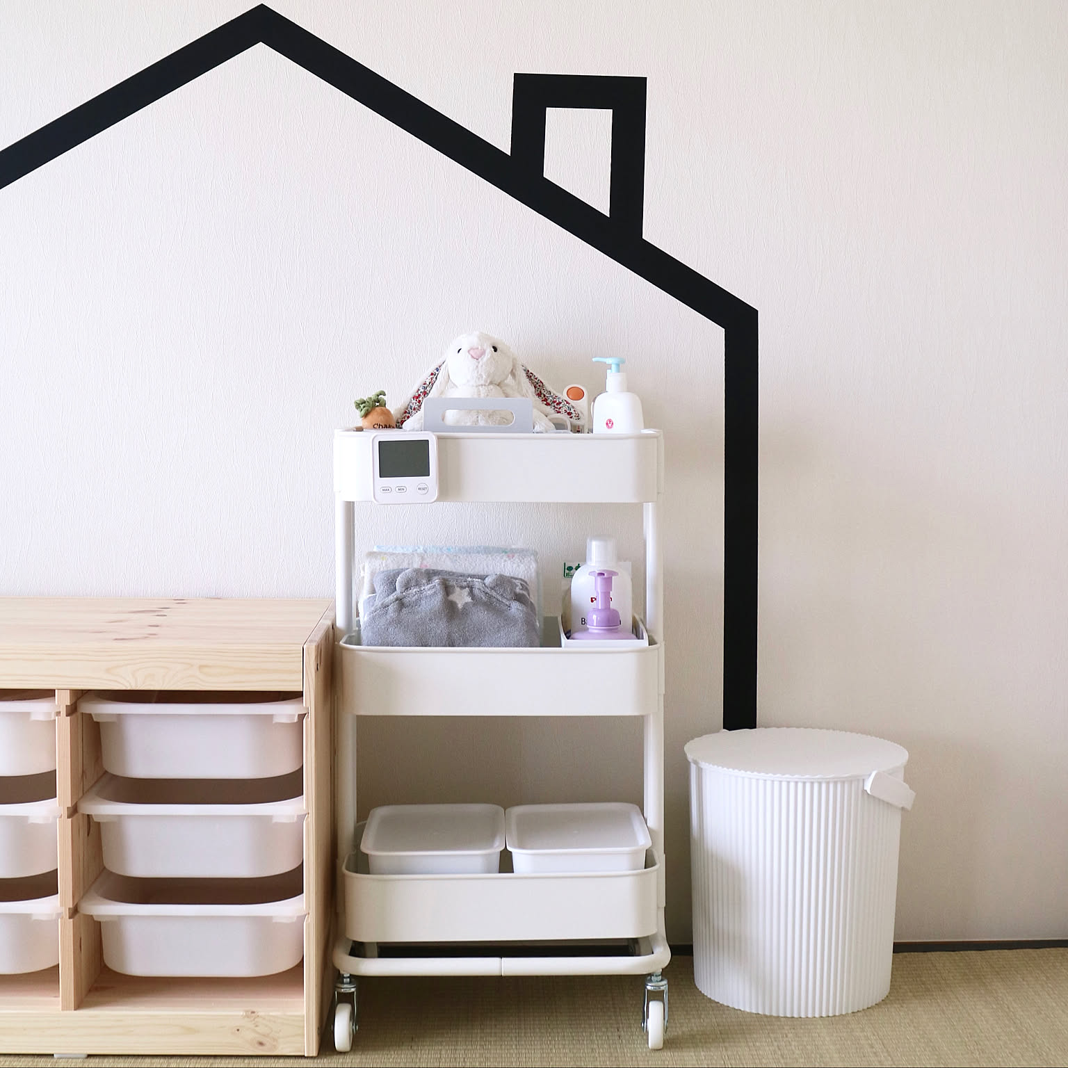 つきぐみ　IKEA収納BOX棚 つきぐみ様専用 IKEA収納BOX棚