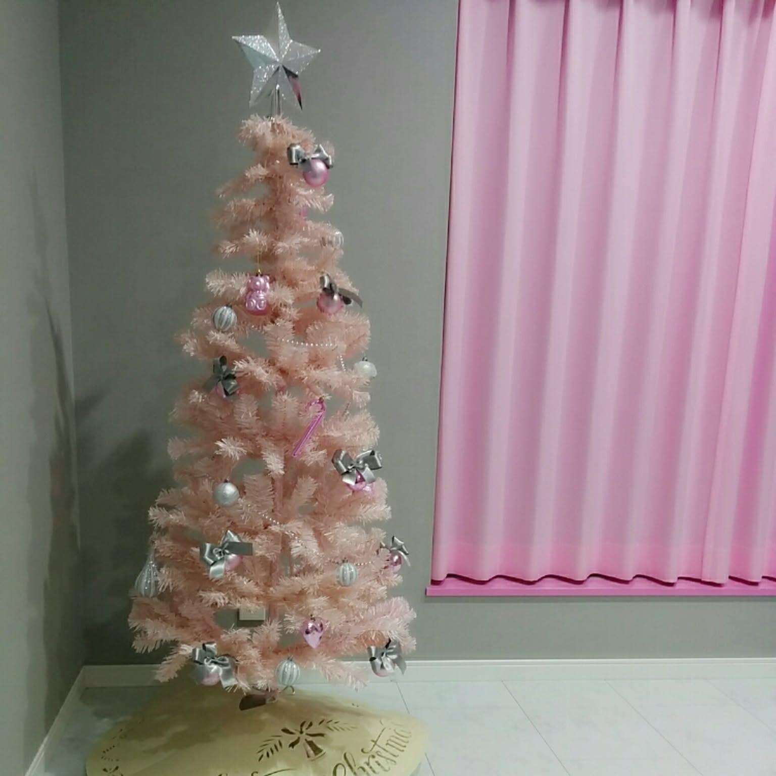 ぶどう♡　Francfranc クリスマスツリーセット　ピンク　150㎝ オリジナル Amazon.co.jp: Francfranc フランフラン クリスマス