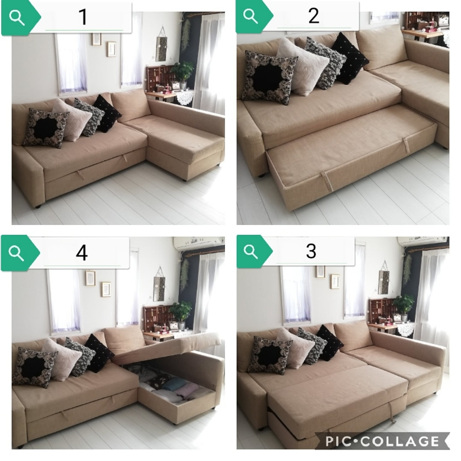 IKEAのソファーベッドのおすすめ商品とおしゃれな実例 ｜ RoomClip