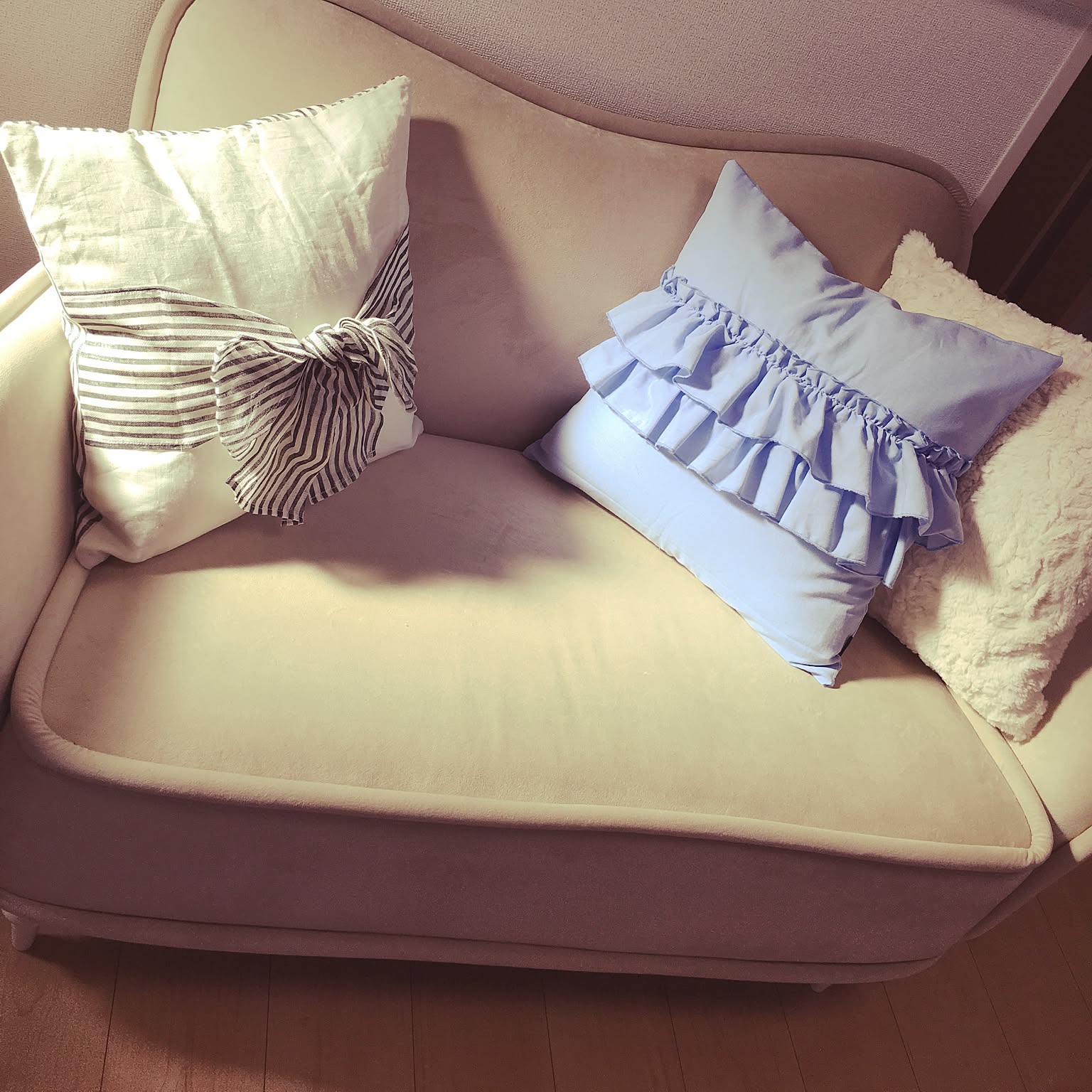 mii様ご確認ページ♡フリルクッションカバー ハンドメイド 【公式通販】