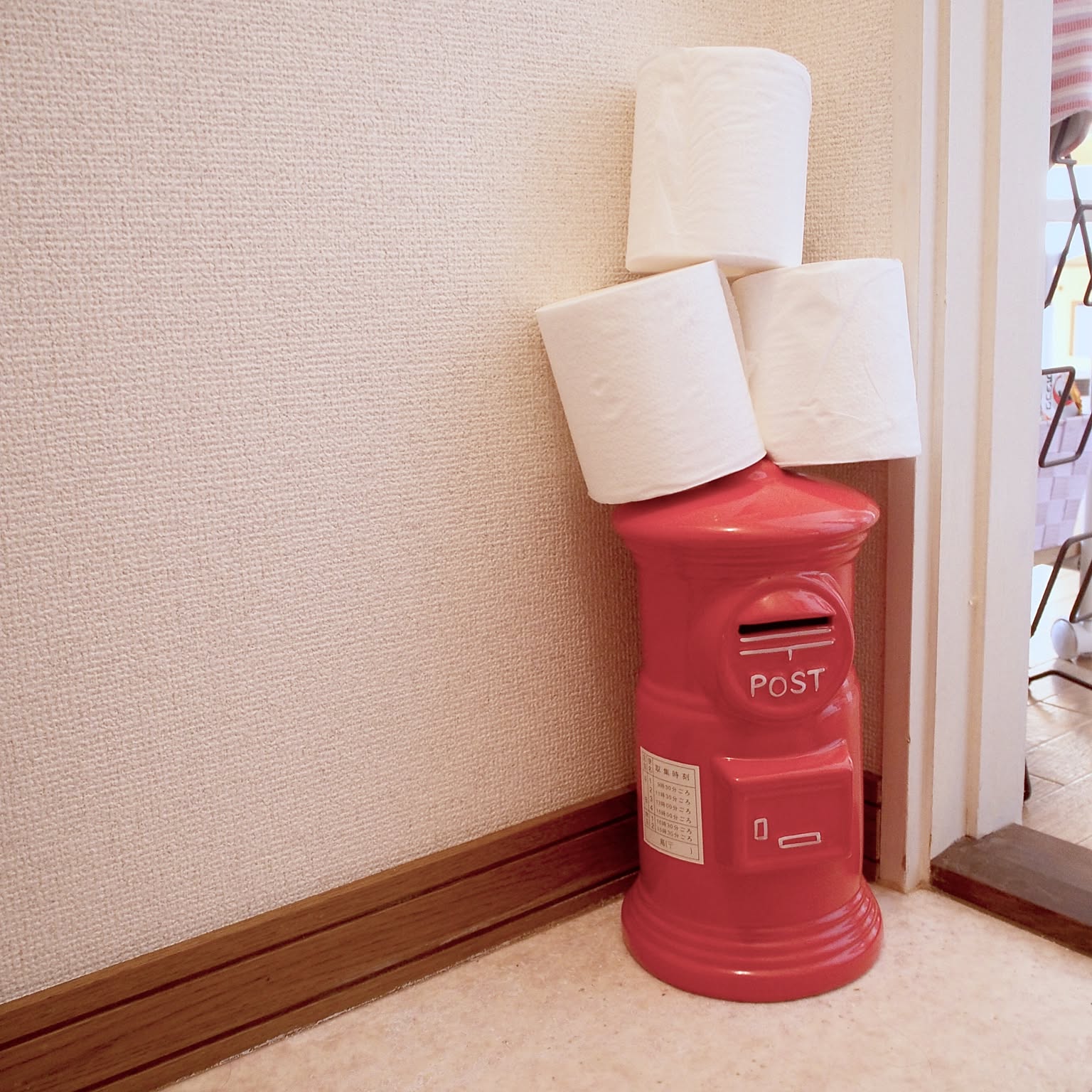 非売品 超特大 陶器製 郵便ポスト型の貯金箱 - メルカリ