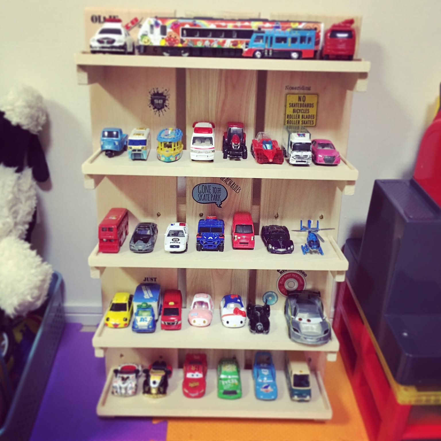 手作りおもちゃ トミカ駐車場のインテリア実例 ｜ RoomClip（ルーム