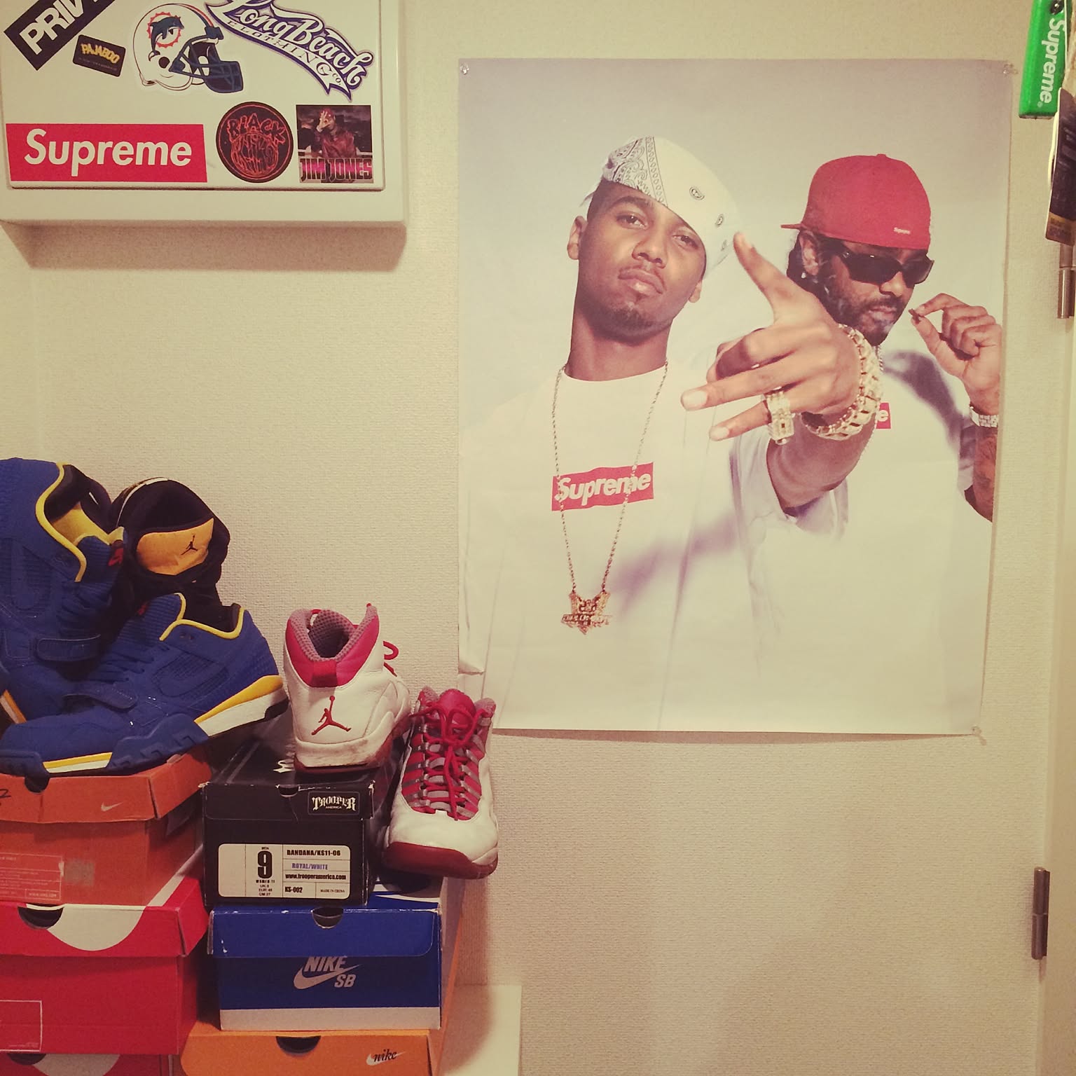 Supreme シュプリーム カーミット 特大 フレーム付きキャンバス