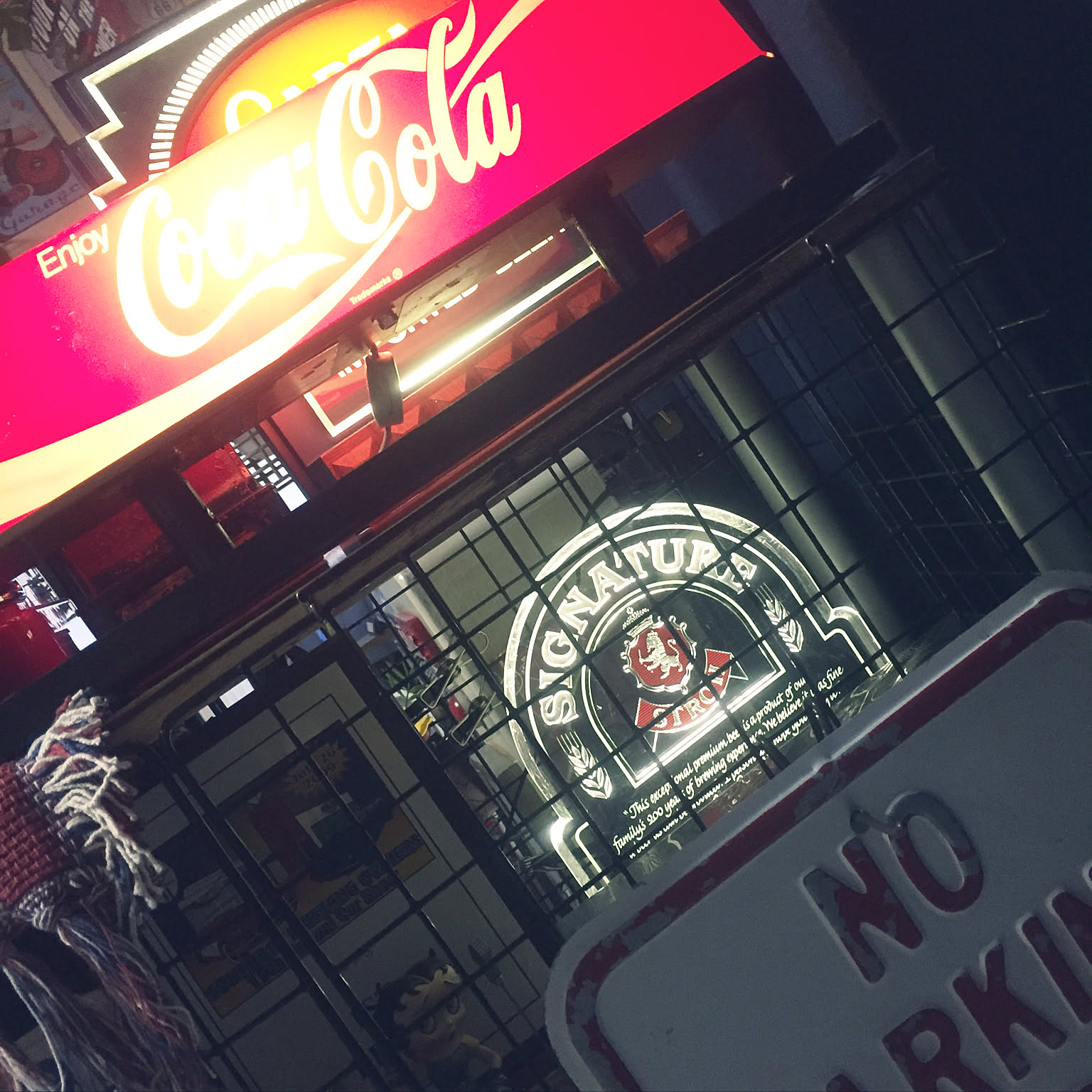 一点もの☆コカコーラネオン看板☆世田谷ベース☆インテリア雑貨☆間接