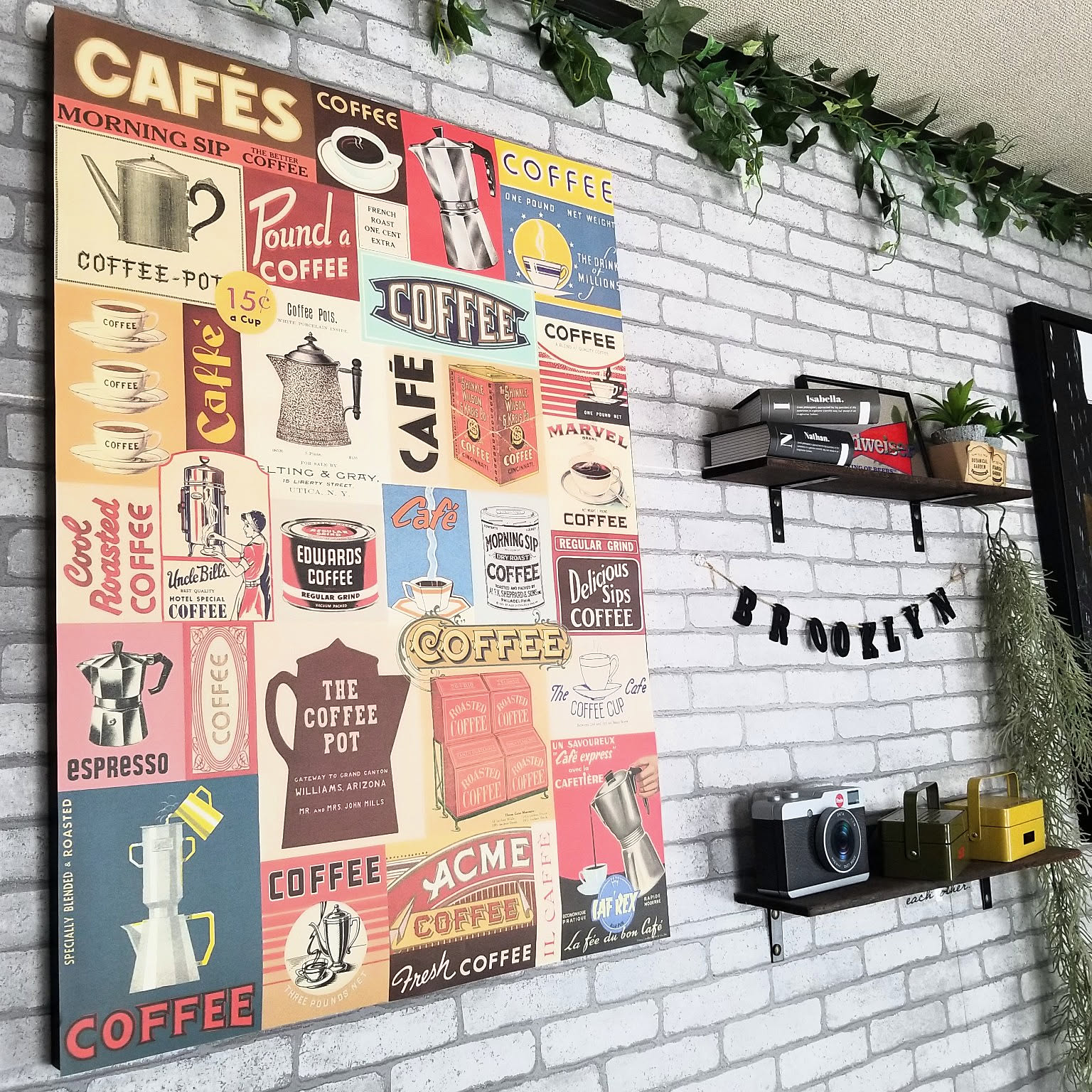カフェ風ポスターのおすすめ商品とおしゃれな実例 ｜ RoomClip