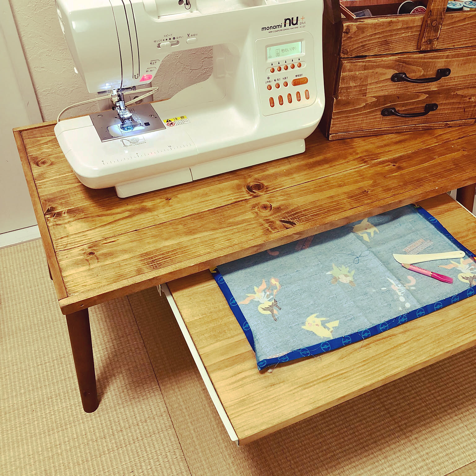 DIY ミシン収納のインテリア・手作りの実例 ｜ RoomClip（ルームクリップ）