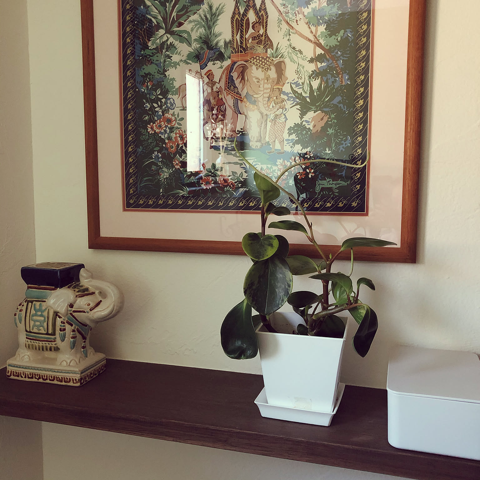 【値下げ】ジムトンプソン　タペストリ　額装 880f7ab441e2a6f9b05ff384223049