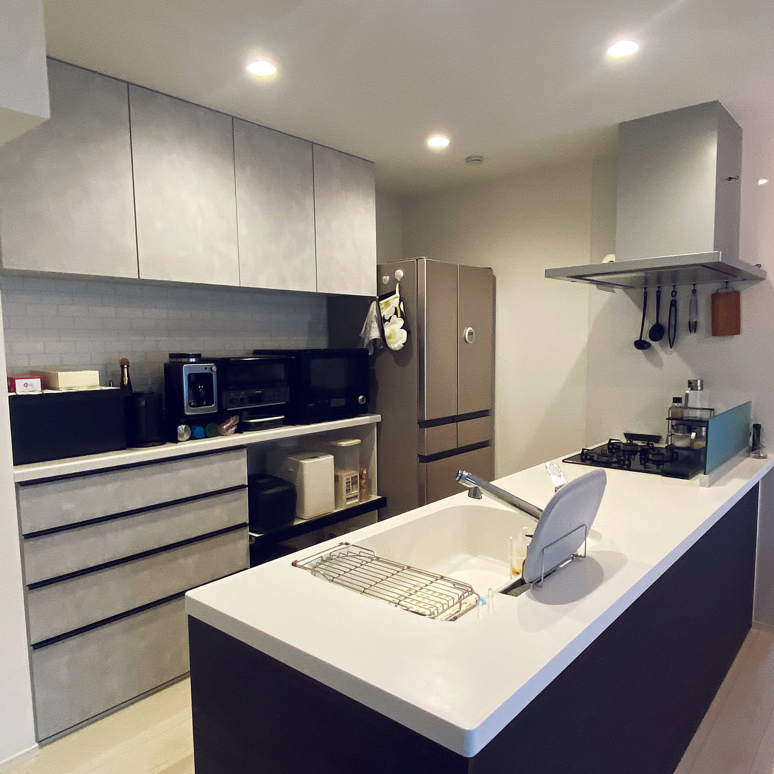 値下げしました　キッチンカップボード　ホワイト 楽天市場】カップボード 幅60cm 高さ198cm ホワイト ナチュラル