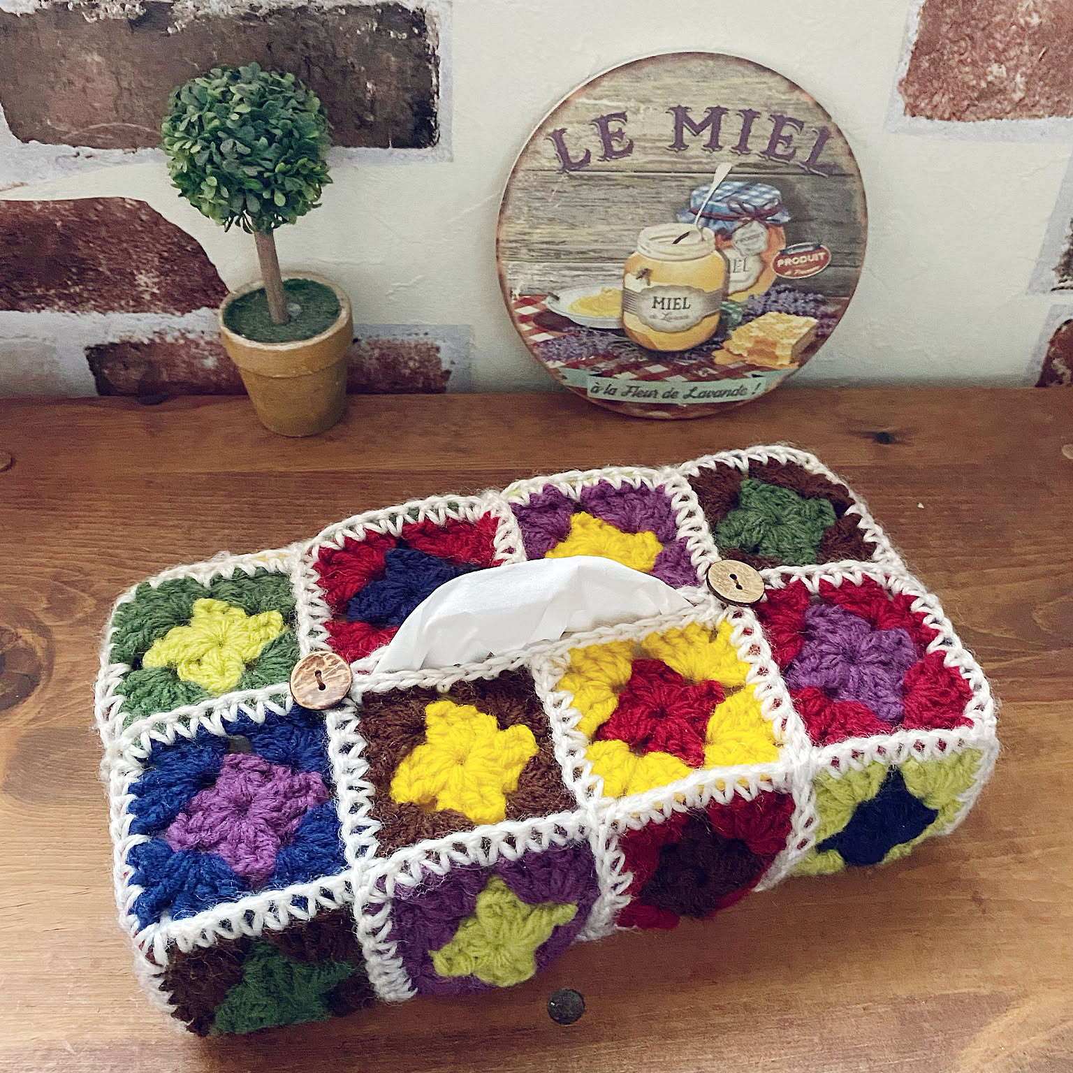 【MOH】薔薇のお花モチーフ付きティッシュボックスカバー☆レース編み 楽天市場】ティッシュケース おしゃれ レース ティッシュ